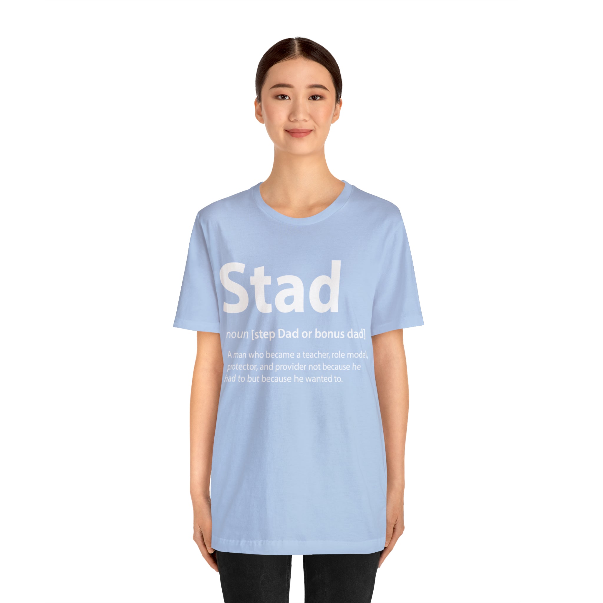 Fathers Day Gift Step Dad Unisex Softstyle T-Shirt Stad Step definition