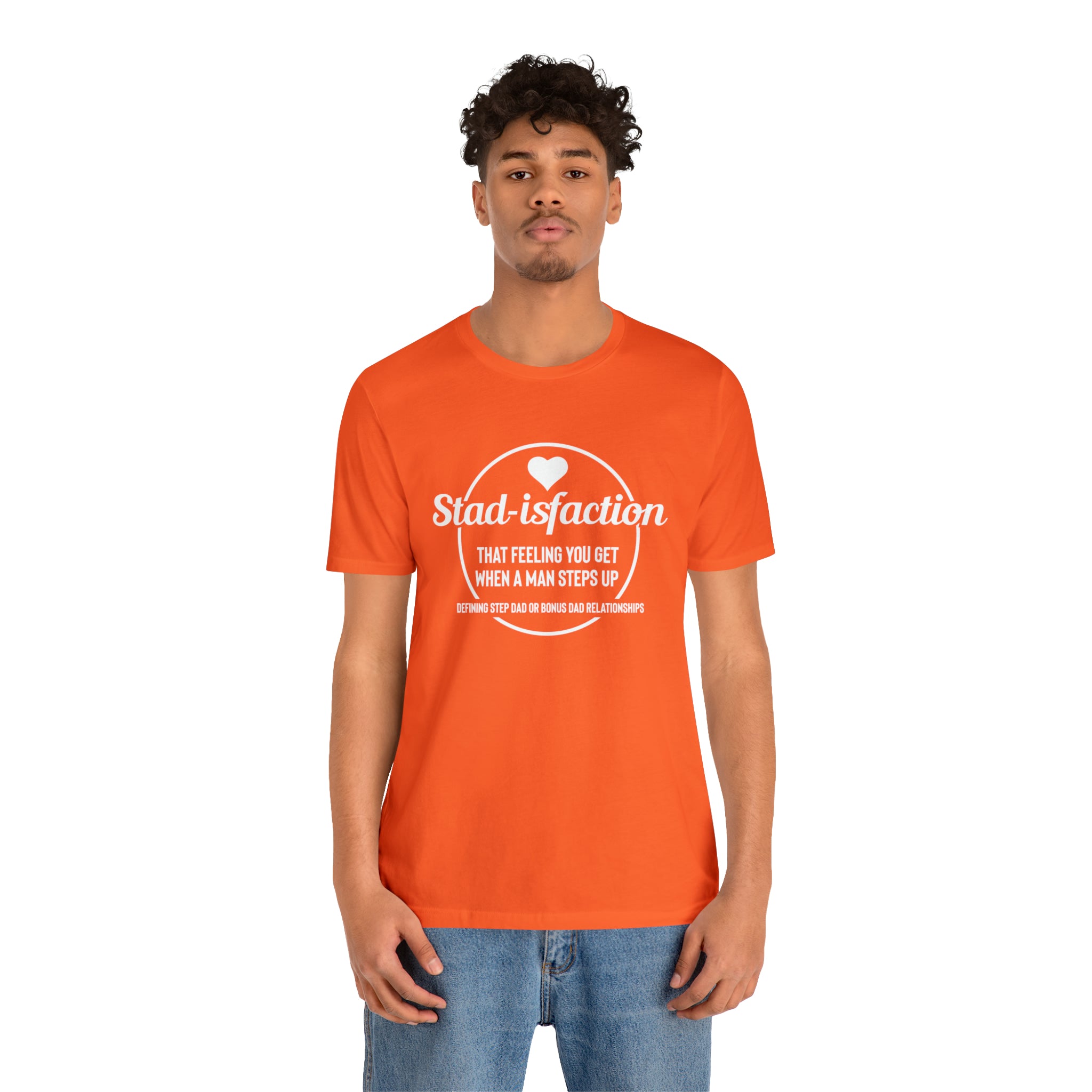 Fathers Day Gift Step Dad Unisex Softstyle T-Shirt Stad-isfaction Step Dad