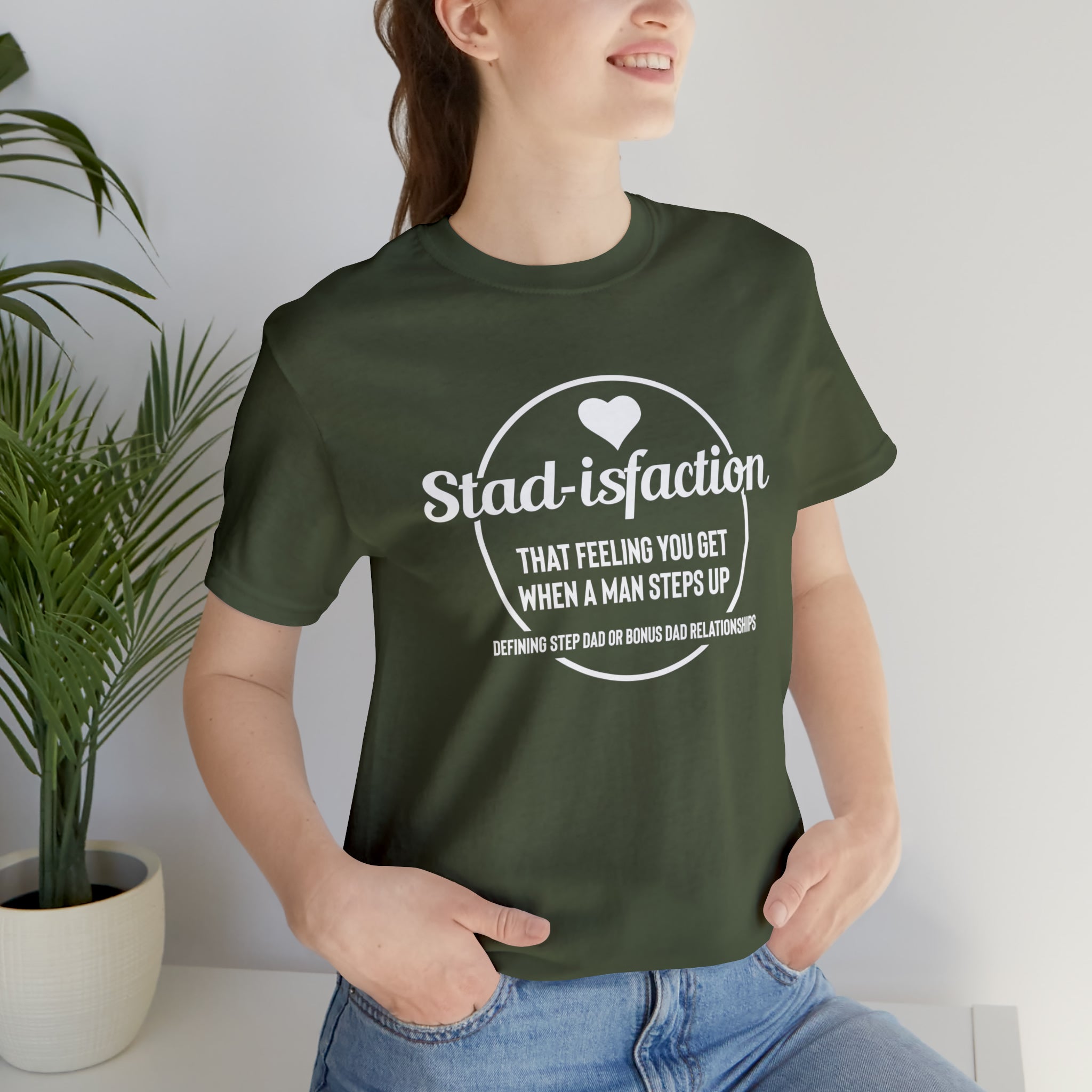 Fathers Day Gift Step Dad Unisex Softstyle T-Shirt Stad-isfaction Step Dad