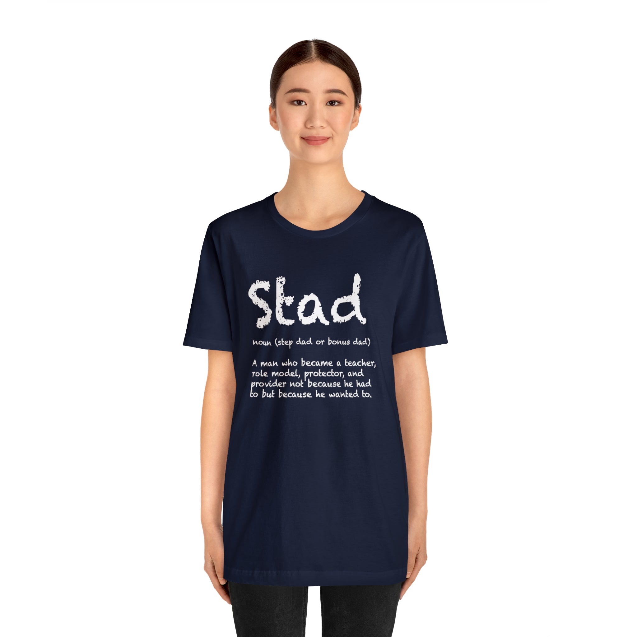 Fathers Day Gift Step Dad Unisex Softstyle T-Shirt Stad Step definition