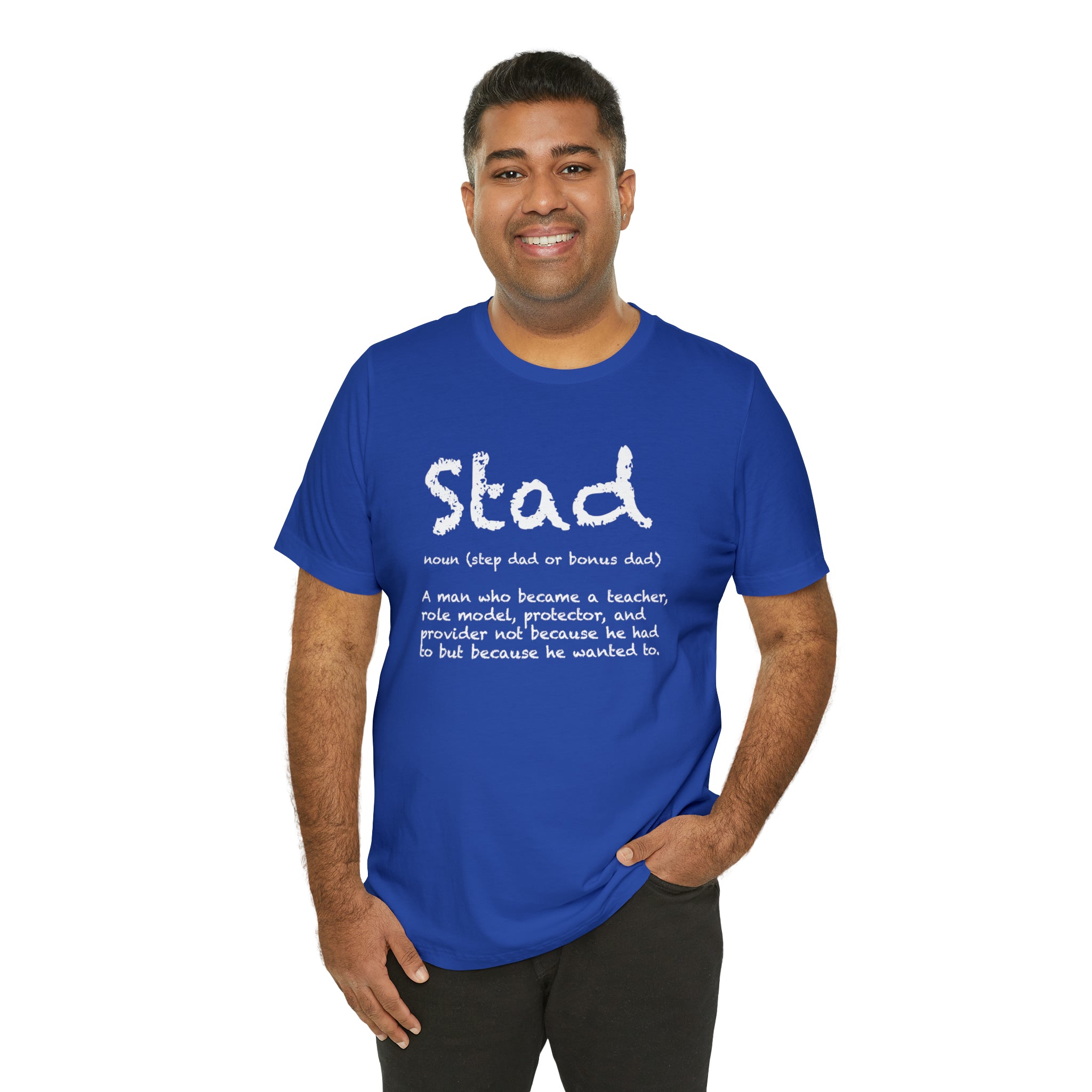 Fathers Day Gift Step Dad Unisex Softstyle T-Shirt Stad Step definition