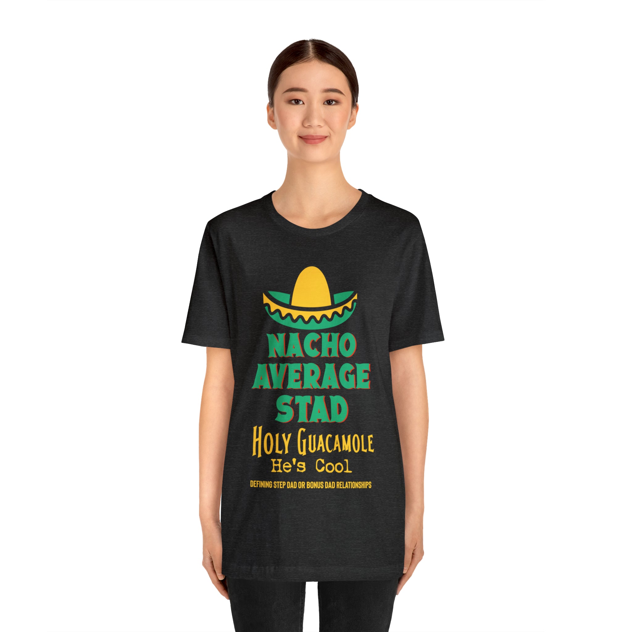 Fathers Day Gift Step Dad Unisex Softstyle T-Shirt Nacho Average Step Dad