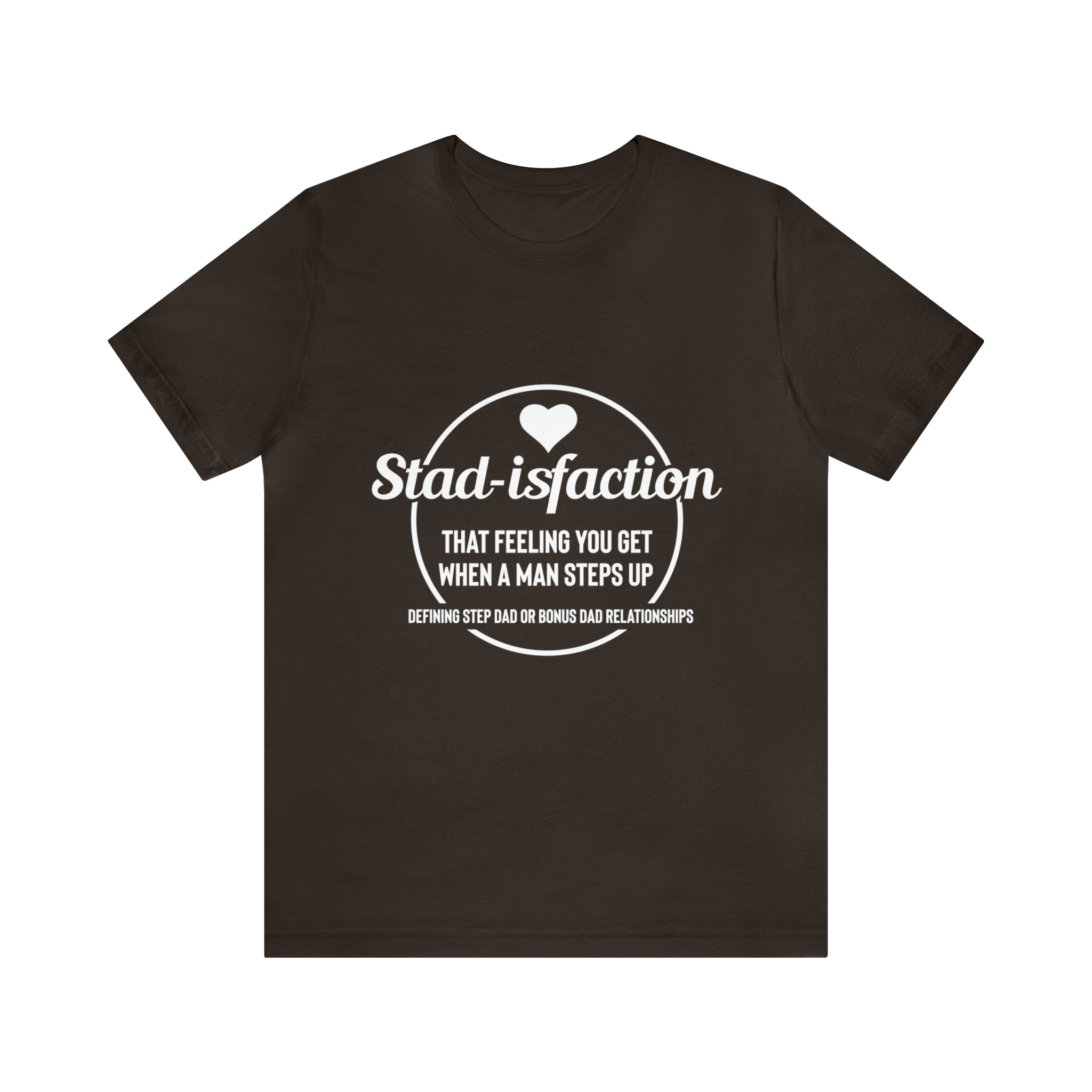 Fathers Day Gift Step Dad Unisex Softstyle T-Shirt Stad -isfaction step Dad