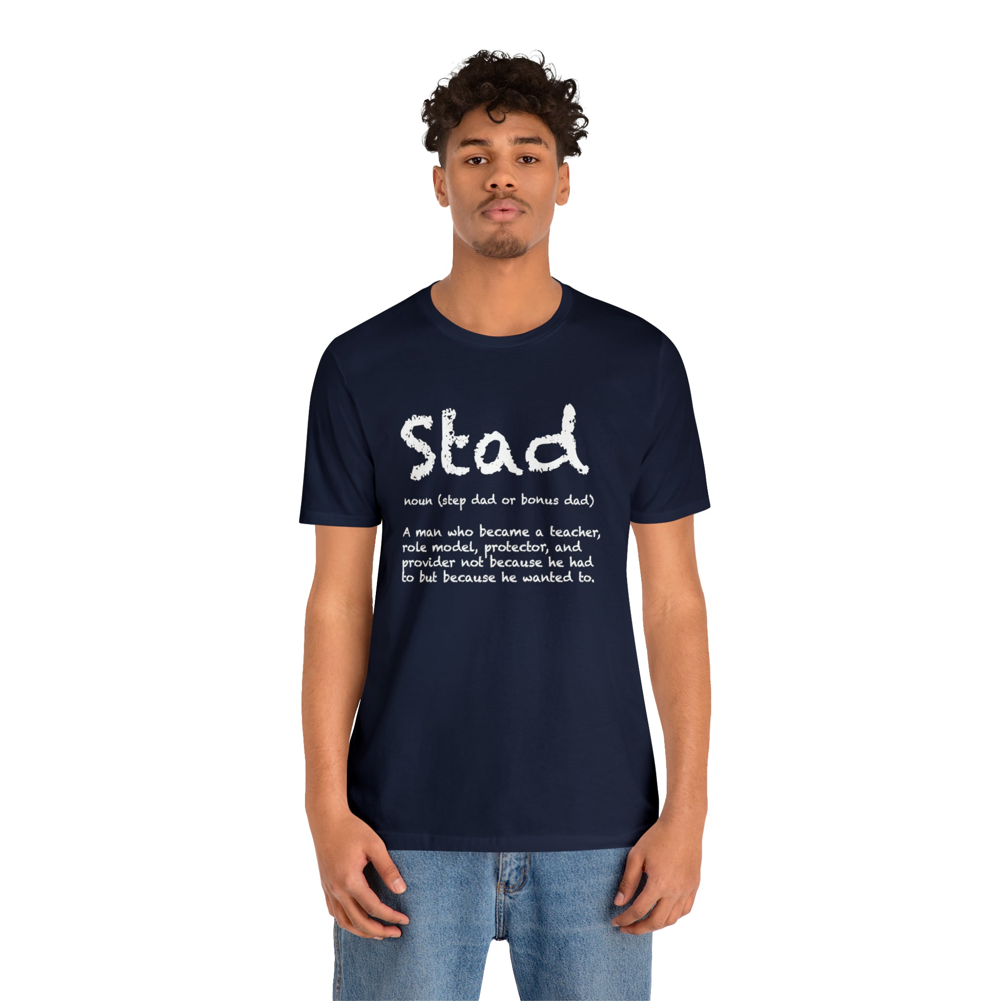 Fathers Day Gift Step Dad Unisex Softstyle T-Shirt Stad Step definition