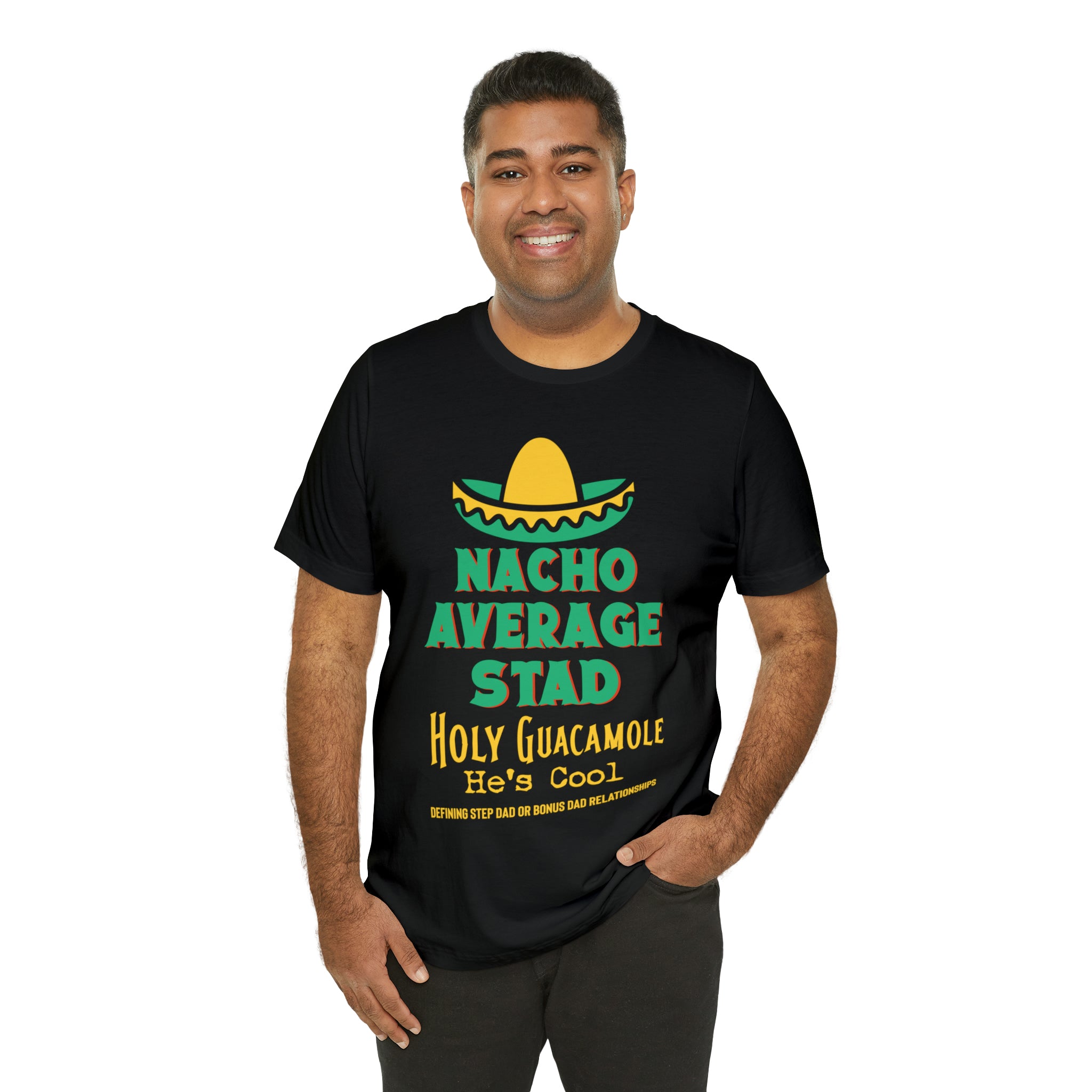 Fathers Day Gift Step Dad Unisex Softstyle T-Shirt Nacho Average Step Dad