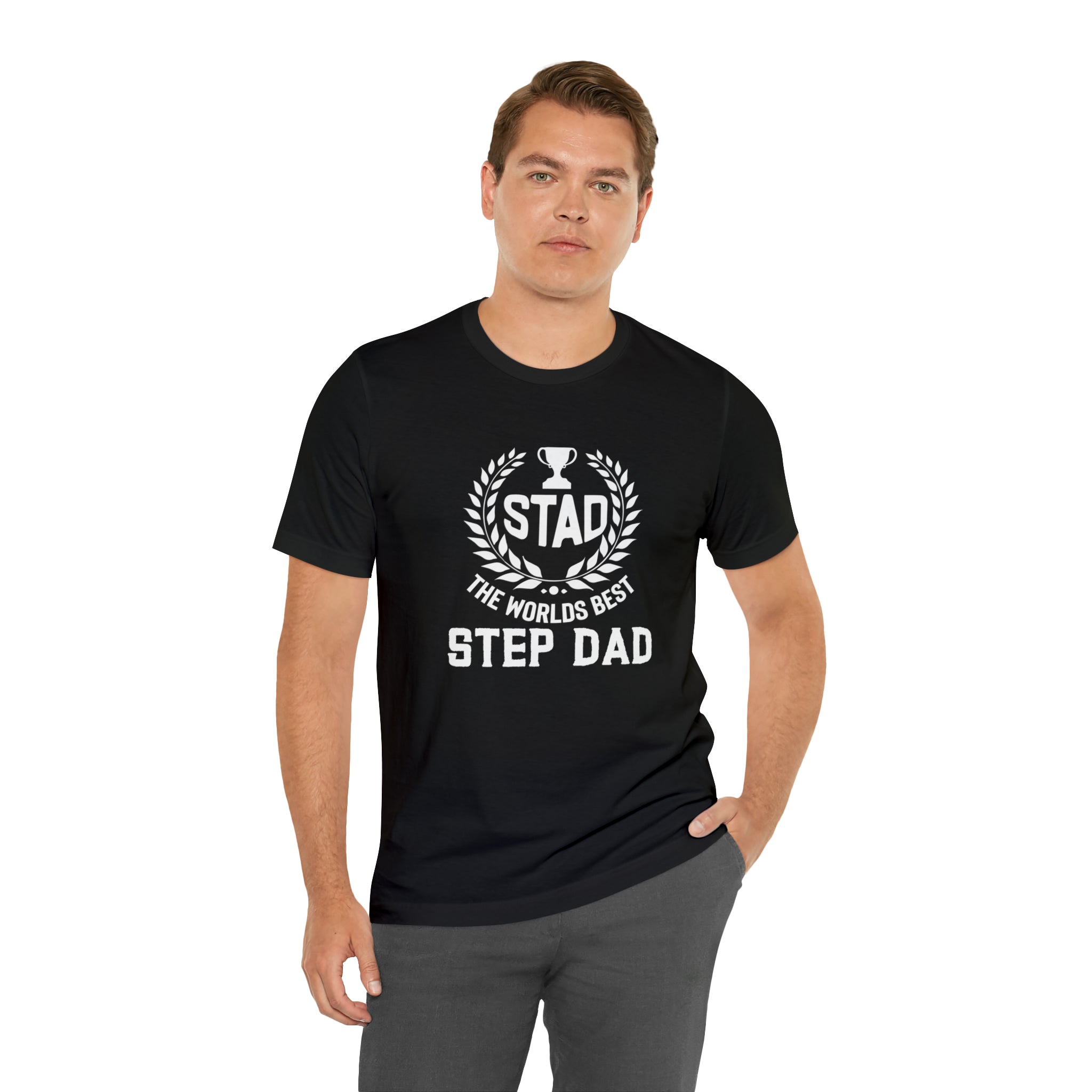 Fathers Day Gift Step Dad Unisex Softstyle T-Shirt Stad Worlds Best Step Dad