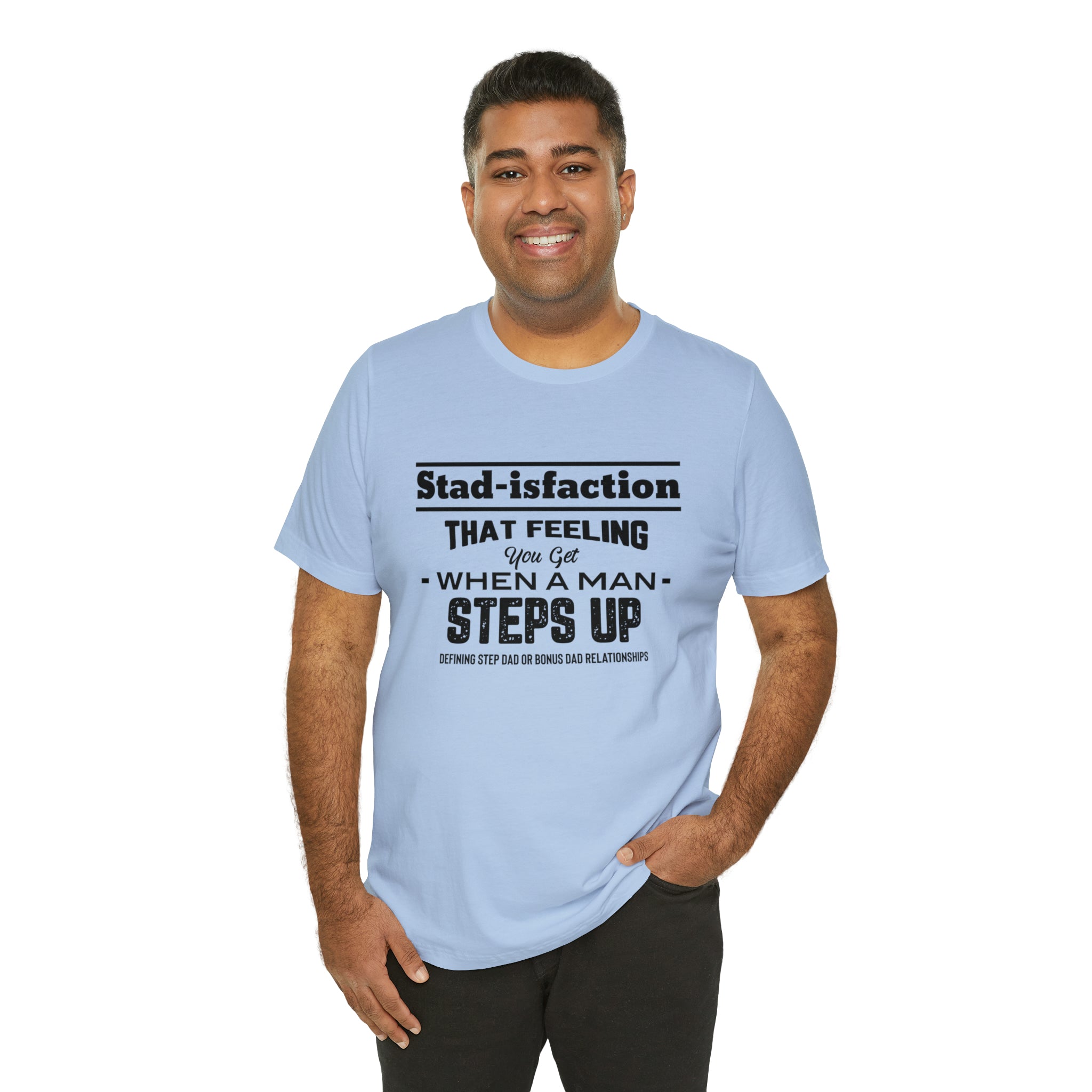 Fathers Day Gift Step Dad Unisex Softstyle T-Shirt Stad-isfaction Step Dad