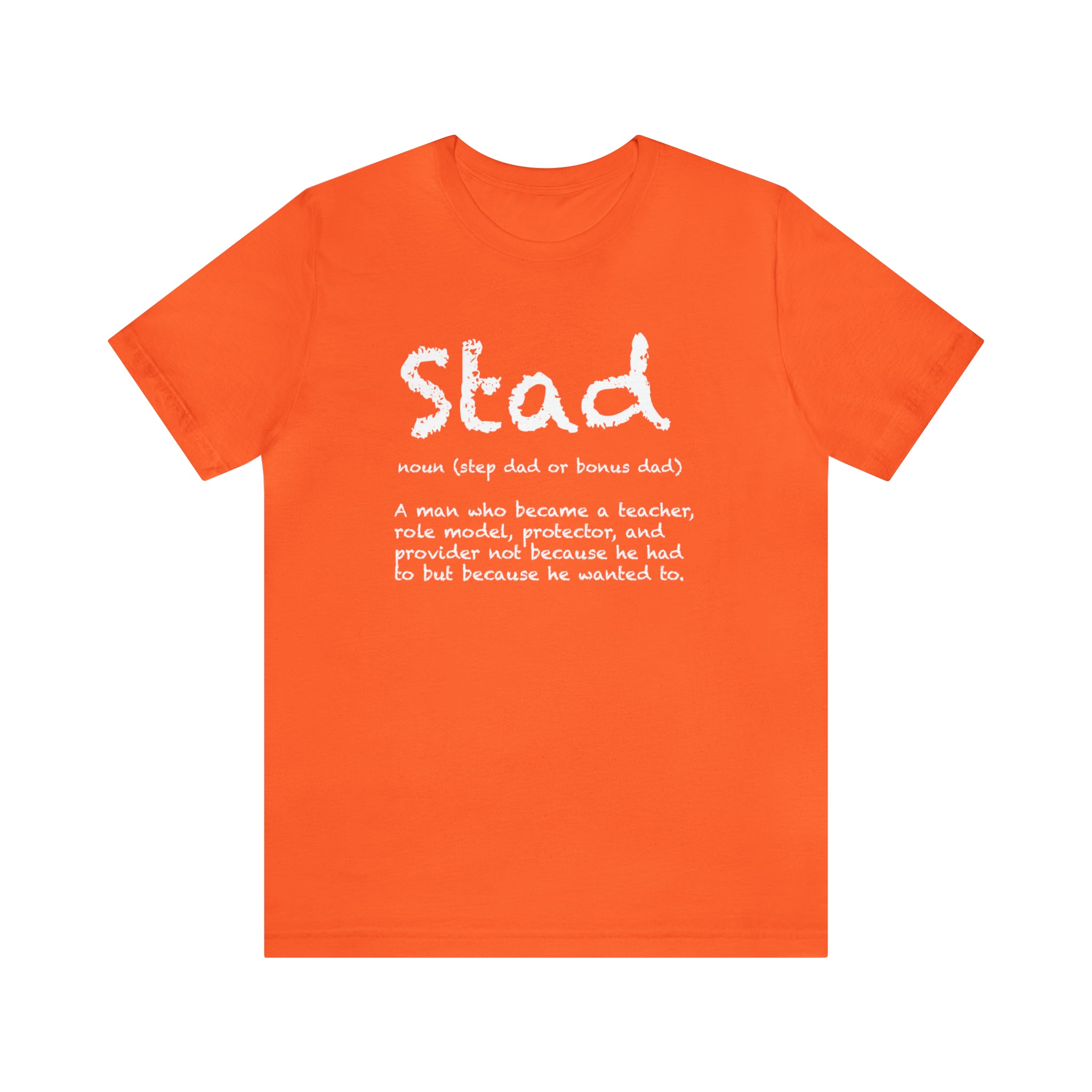 Fathers Day Gift Step Dad Unisex Softstyle T-Shirt Stad Step definition