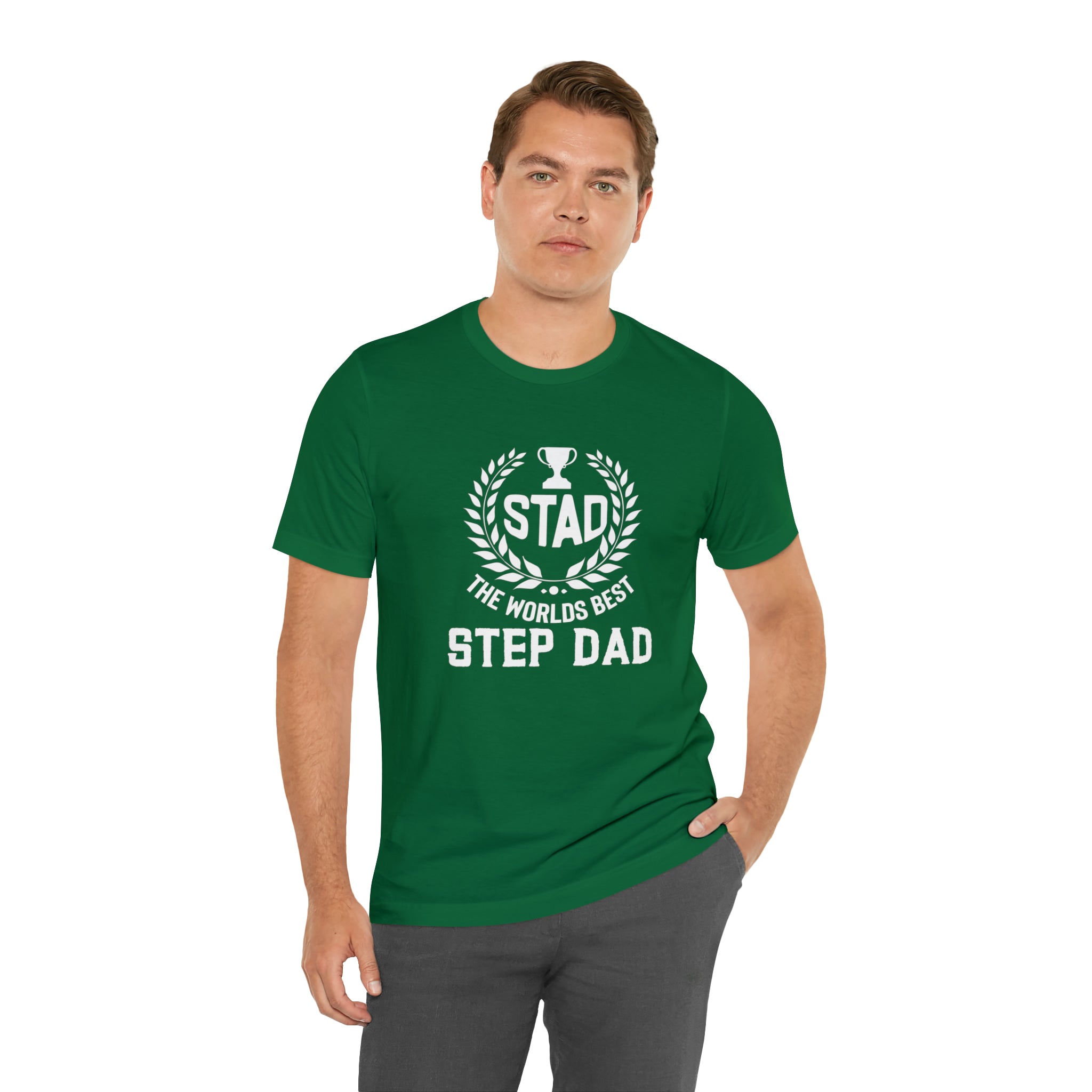 Fathers Day Gift Step Dad Unisex Softstyle T-Shirt Stad Worlds Best Step Dad