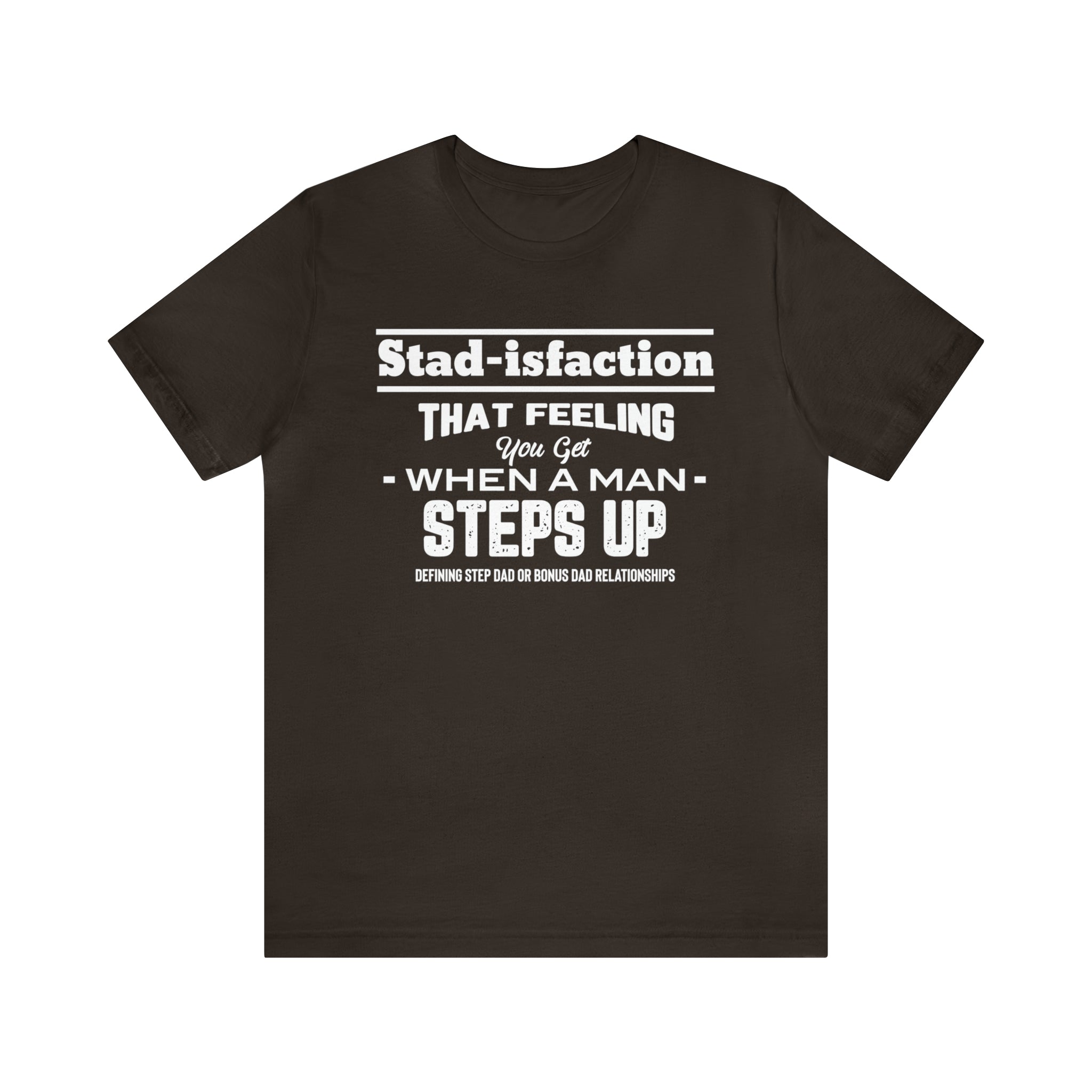 Fathers Day Gift Step Dad Unisex Softstyle T-Shirt Stad-isfaction Step Dad