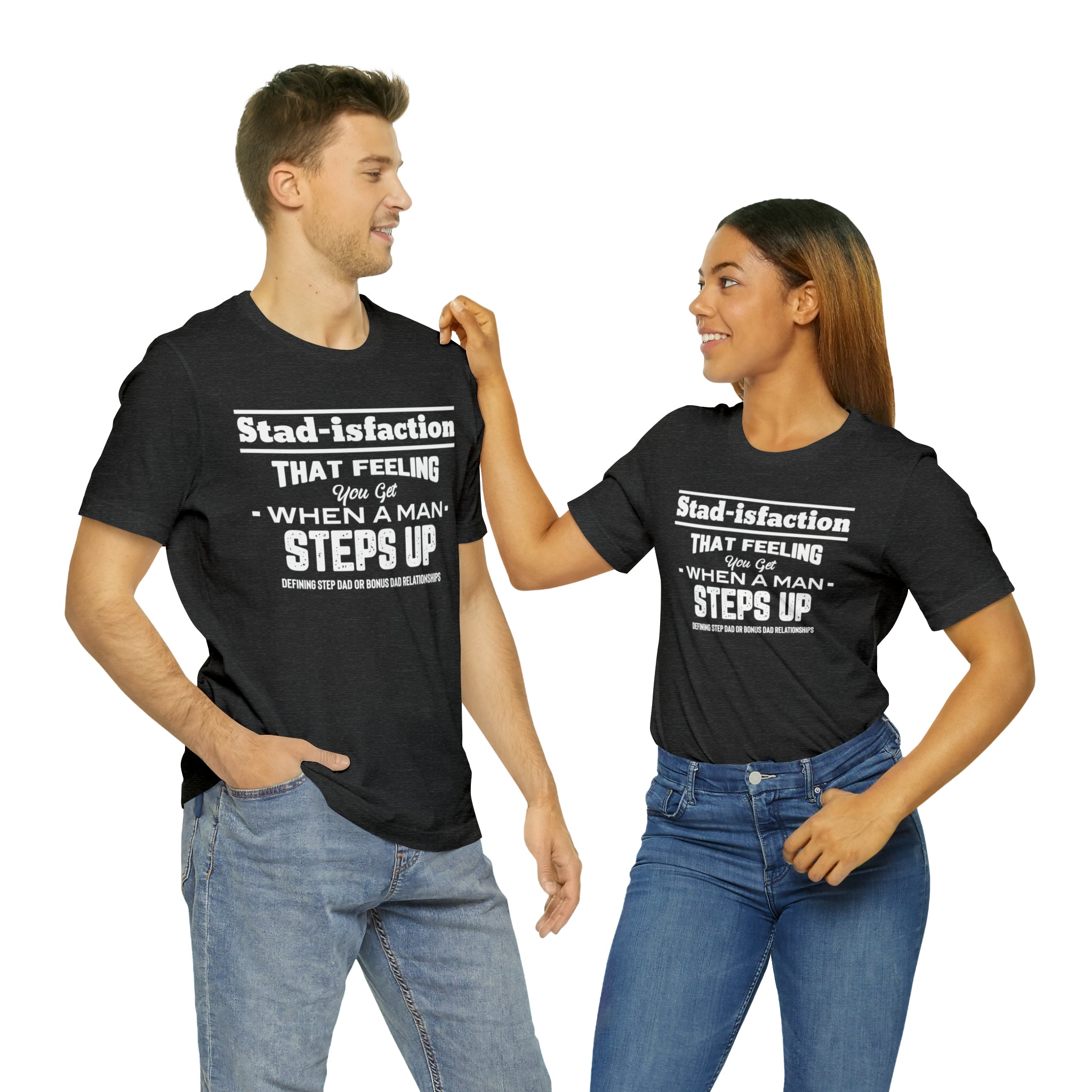 Fathers Day Gift Step Dad Unisex Softstyle T-Shirt Stad-isfaction Step Dad