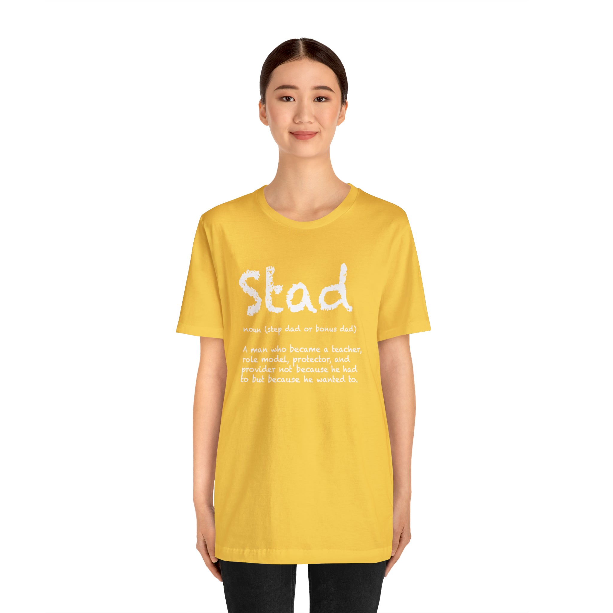 Fathers Day Gift Step Dad Unisex Softstyle T-Shirt Stad Step definition