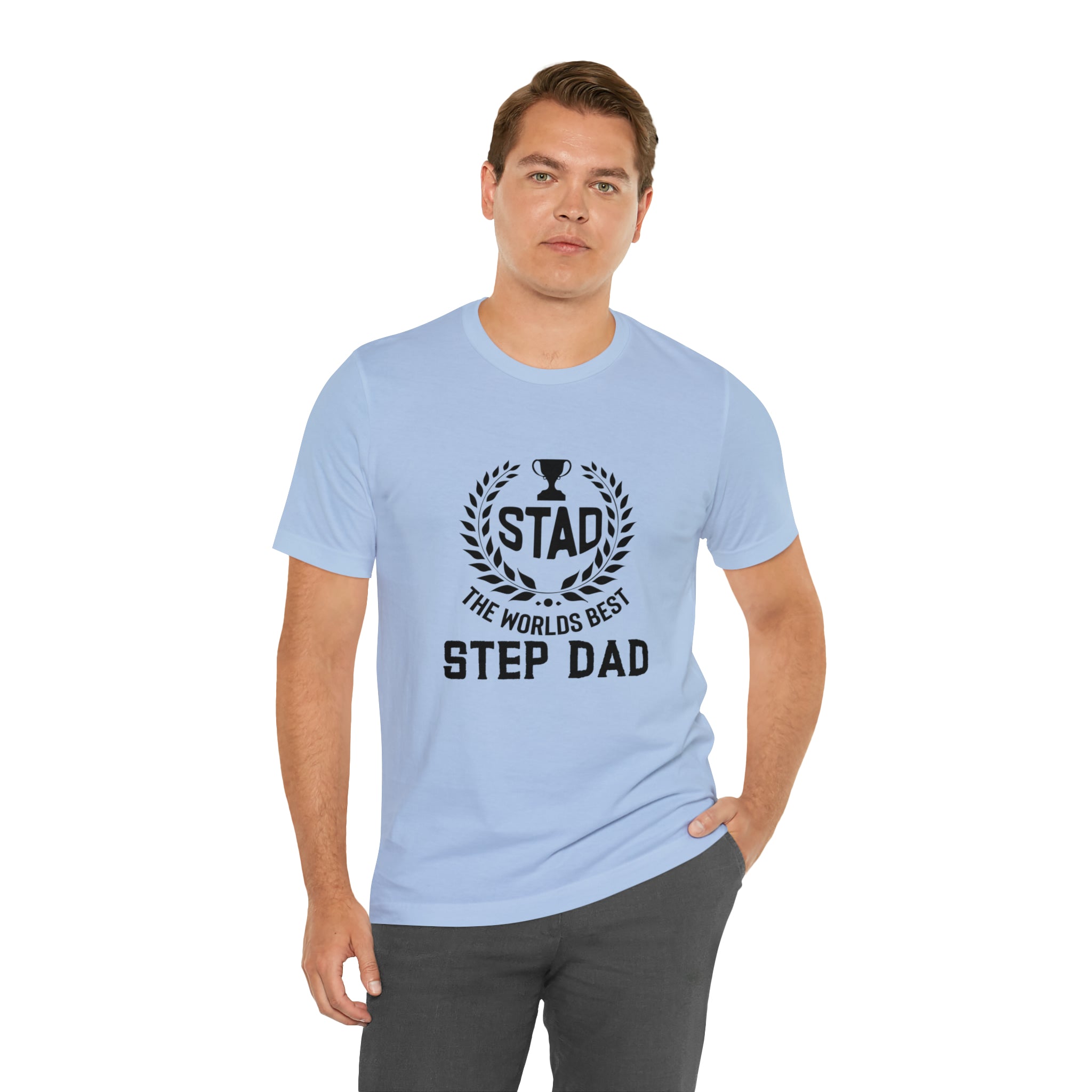 Fathers Day Gift Step Dad Unisex Softstyle T-Shirt Stad Worlds Best Step Dad