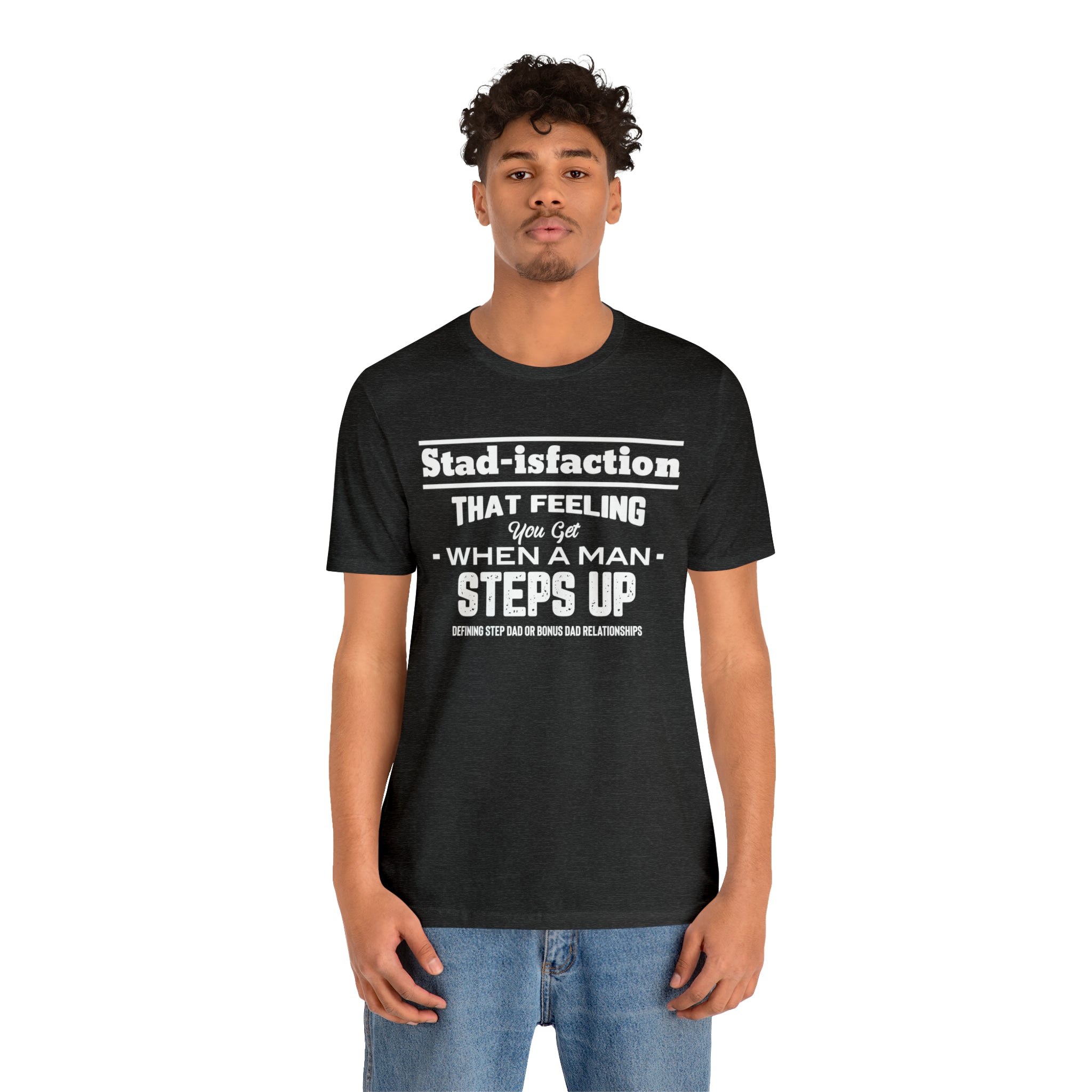 Fathers Day Gift Step Dad Unisex Softstyle T-Shirt Stad-isfaction Step Dad