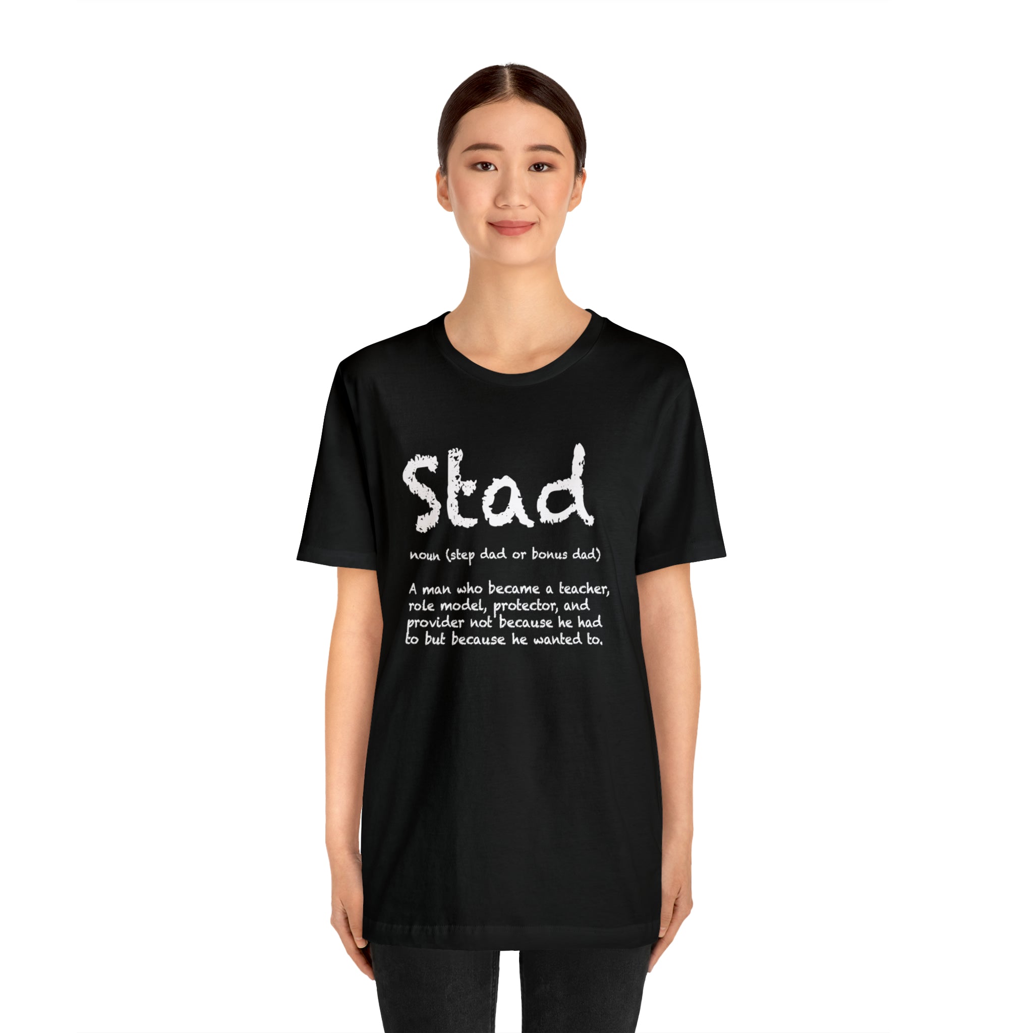 Fathers Day Gift Step Dad Unisex Softstyle T-Shirt Stad Step definition