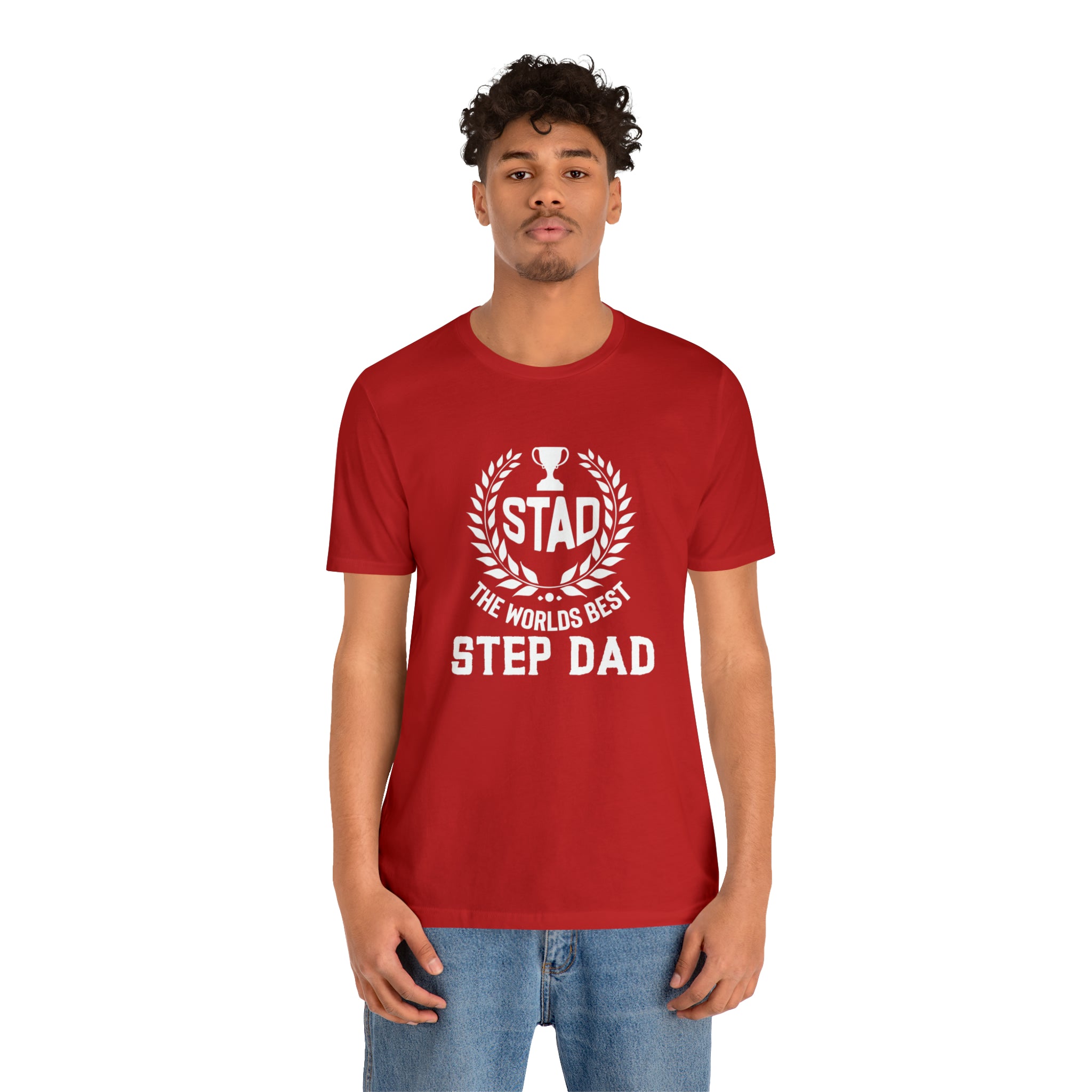 Fathers Day Gift Step Dad Unisex Softstyle T-Shirt Stad Worlds Best Step Dad