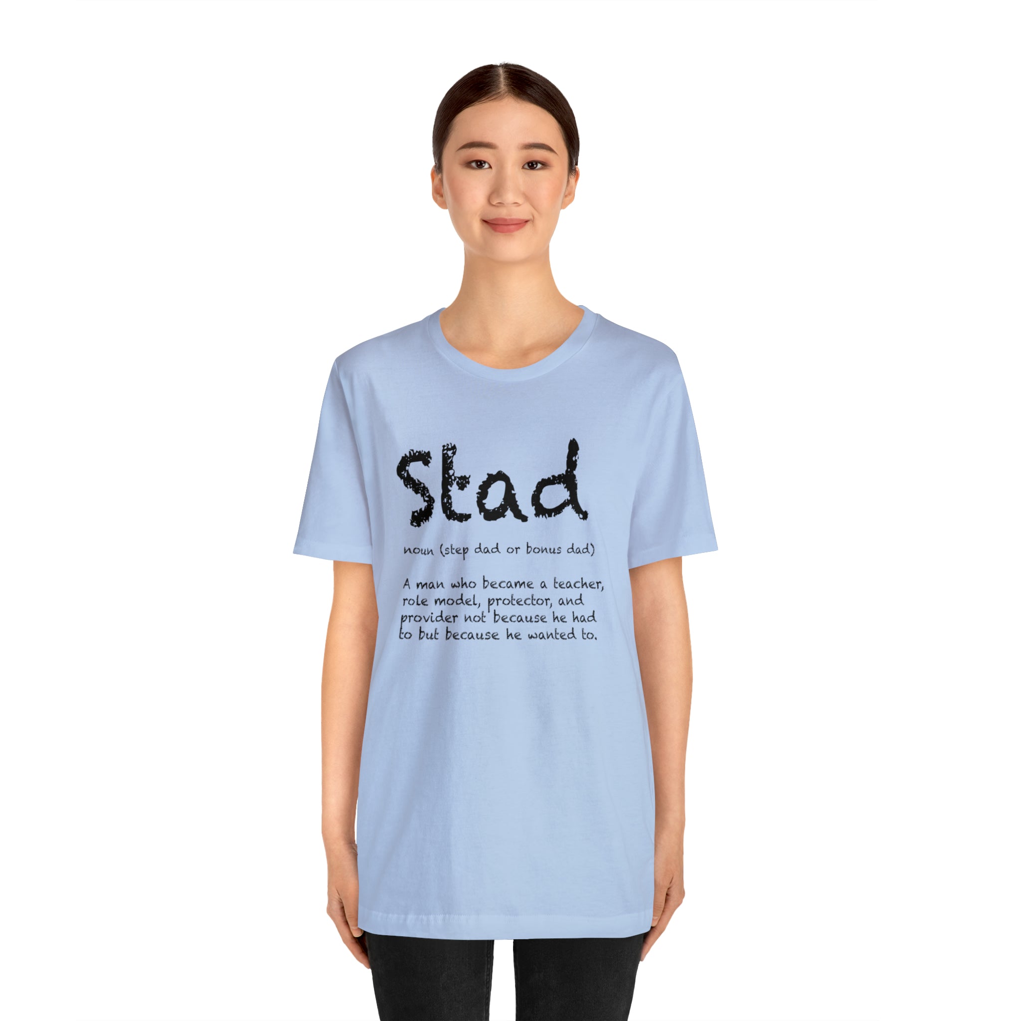 Fathers Day Gift Step Dad Unisex Softstyle T-Shirt Stad Step definition