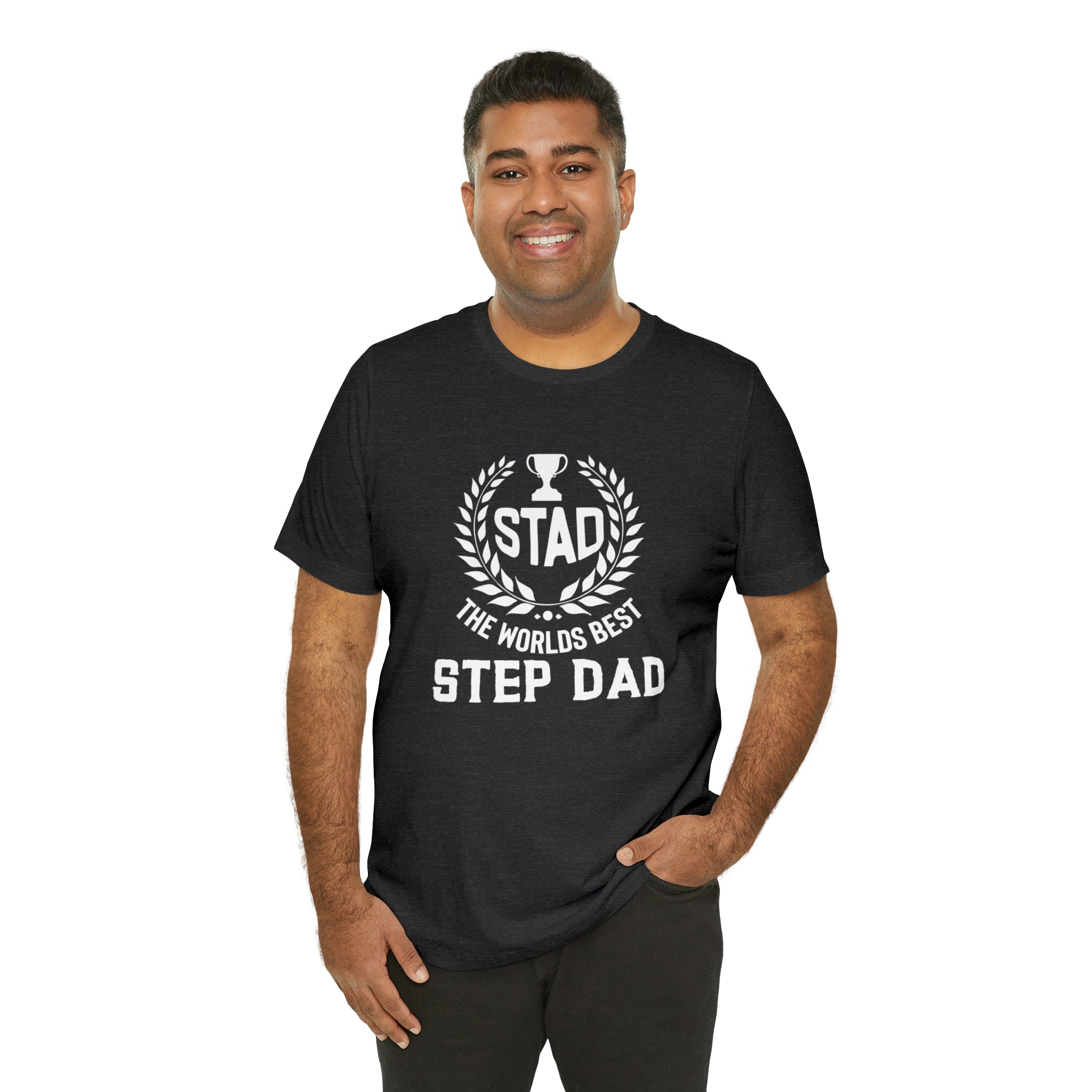 Fathers Day Gift Step Dad Unisex Softstyle T-Shirt Stad Worlds Best Step Dad