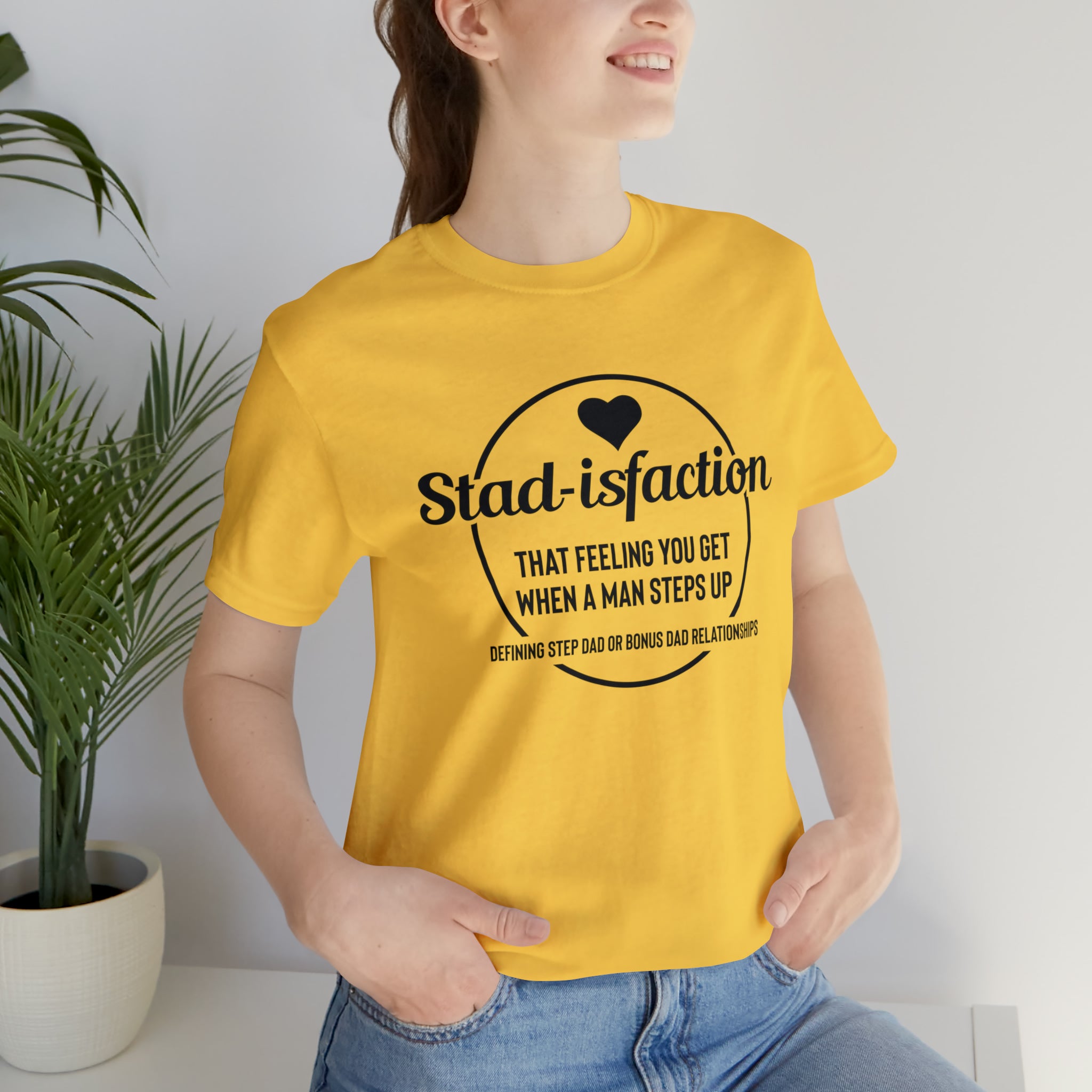 Fathers Day Gift Step Dad Unisex Softstyle T-Shirt Stad-isfaction Step Dad