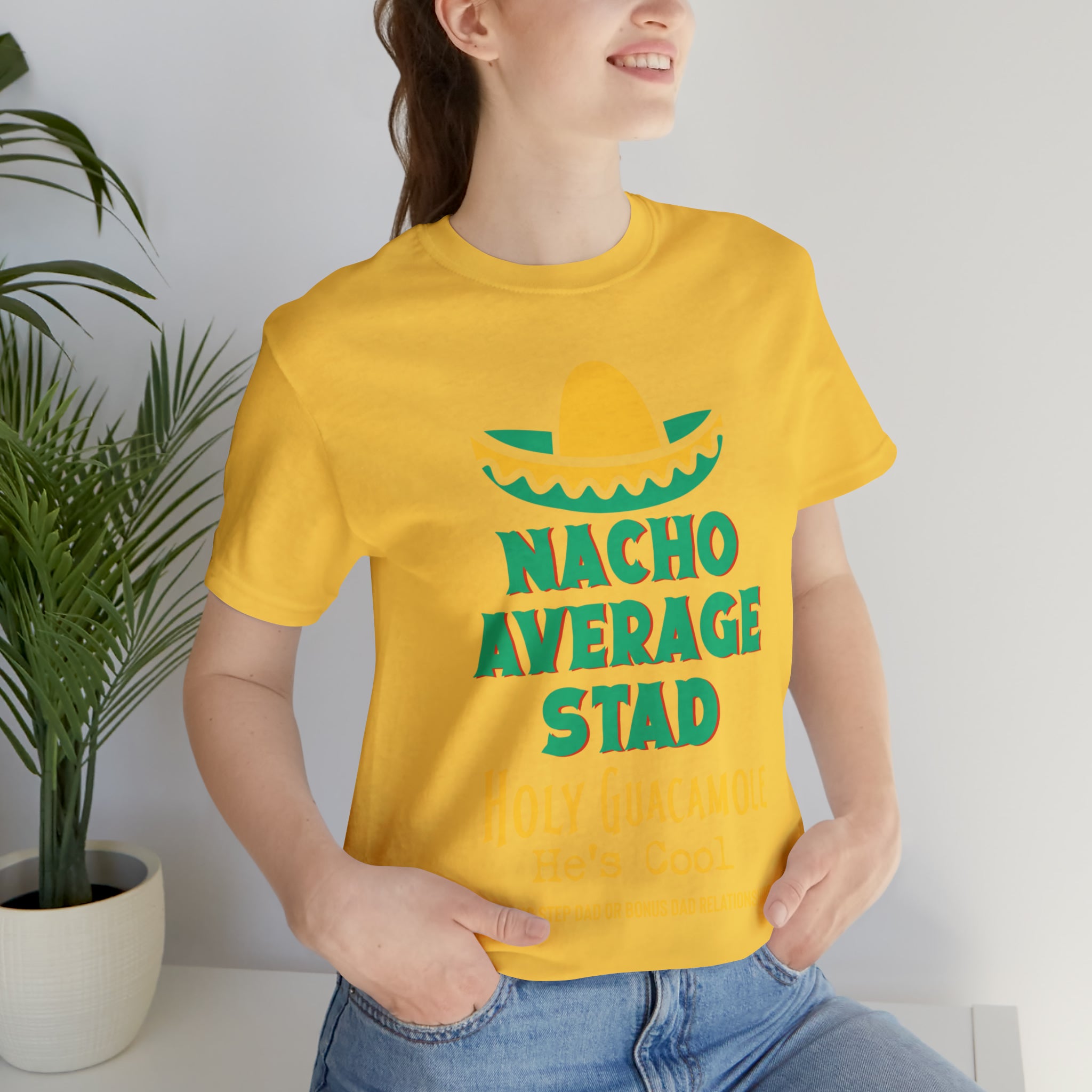 Fathers Day Gift Step Dad Unisex Softstyle T-Shirt Nacho Average Step Dad