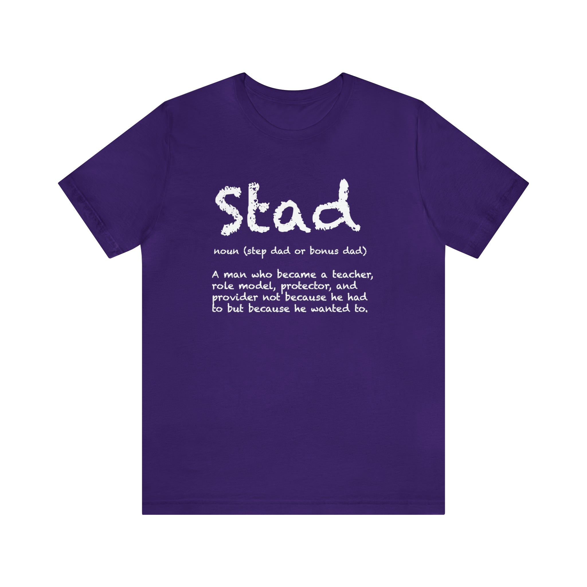 Fathers Day Gift Step Dad Unisex Softstyle T-Shirt Stad Step definition