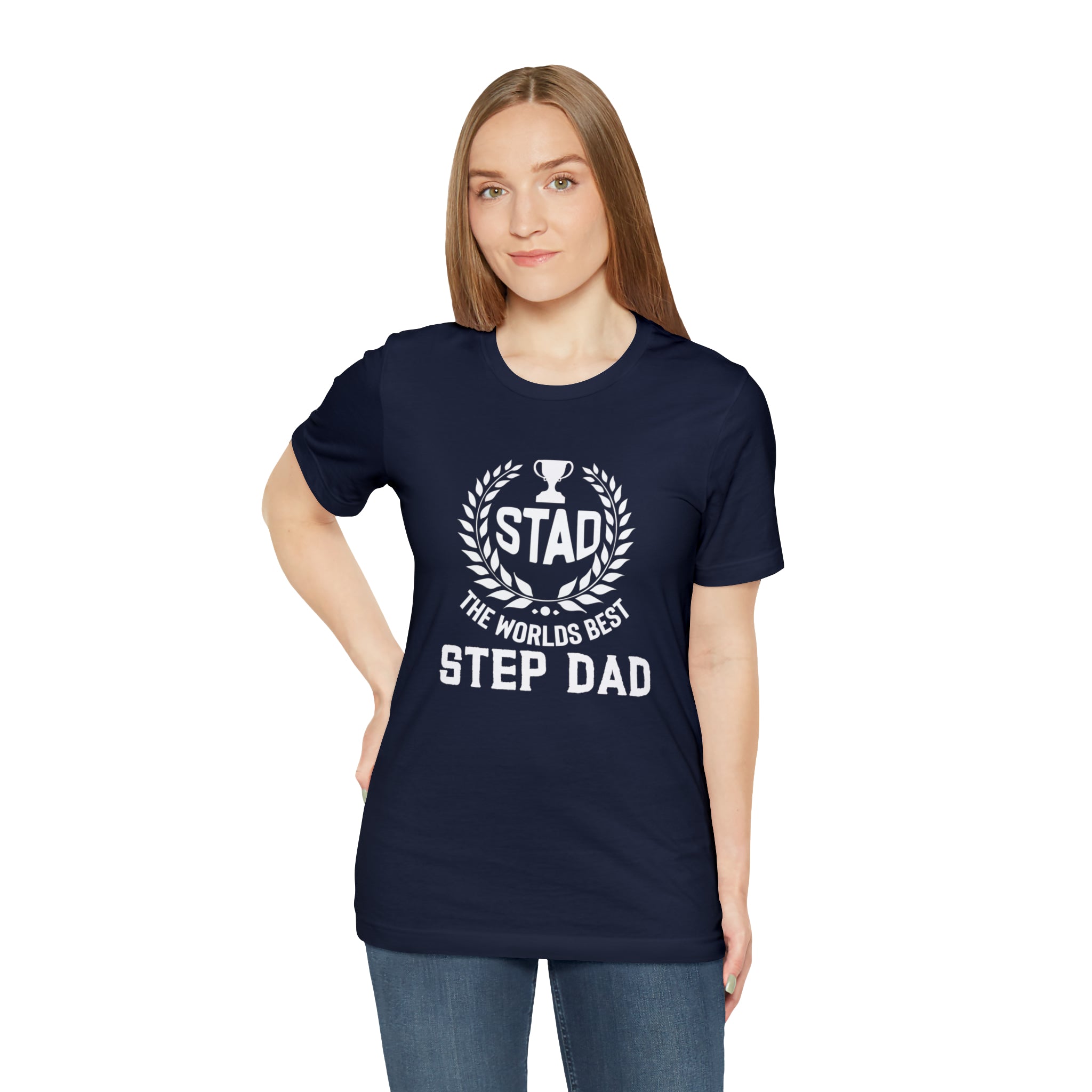 Fathers Day Gift Step Dad Unisex Softstyle T-Shirt Stad Worlds Best Step Dad