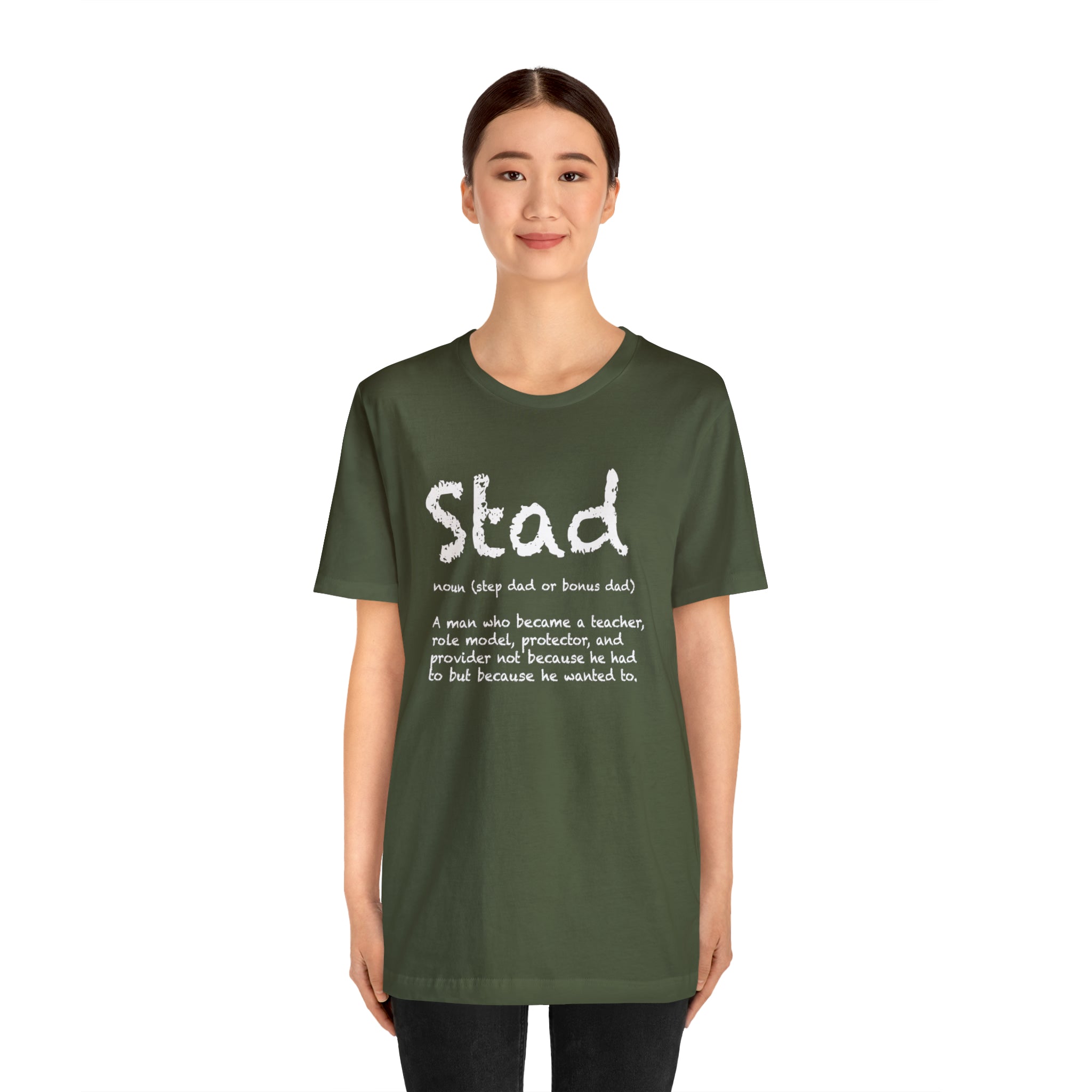 Fathers Day Gift Step Dad Unisex Softstyle T-Shirt Stad Step definition