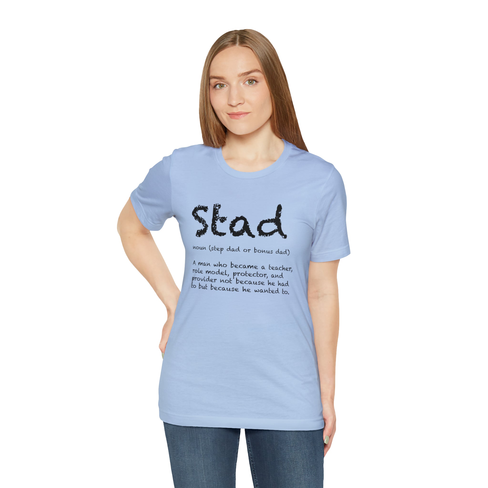 Fathers Day Gift Step Dad Unisex Softstyle T-Shirt Stad Step definition