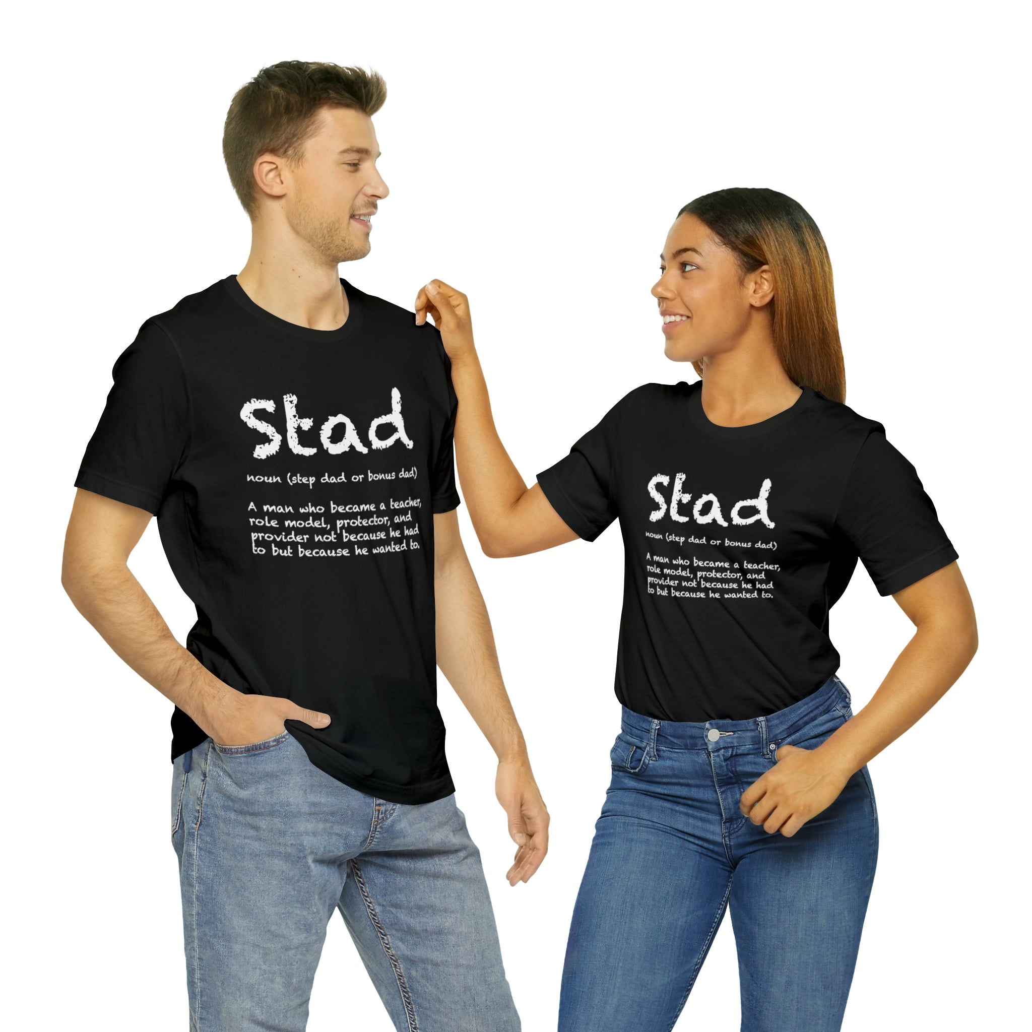 Fathers Day Gift Step Dad Unisex Softstyle T-Shirt Stad Step definition