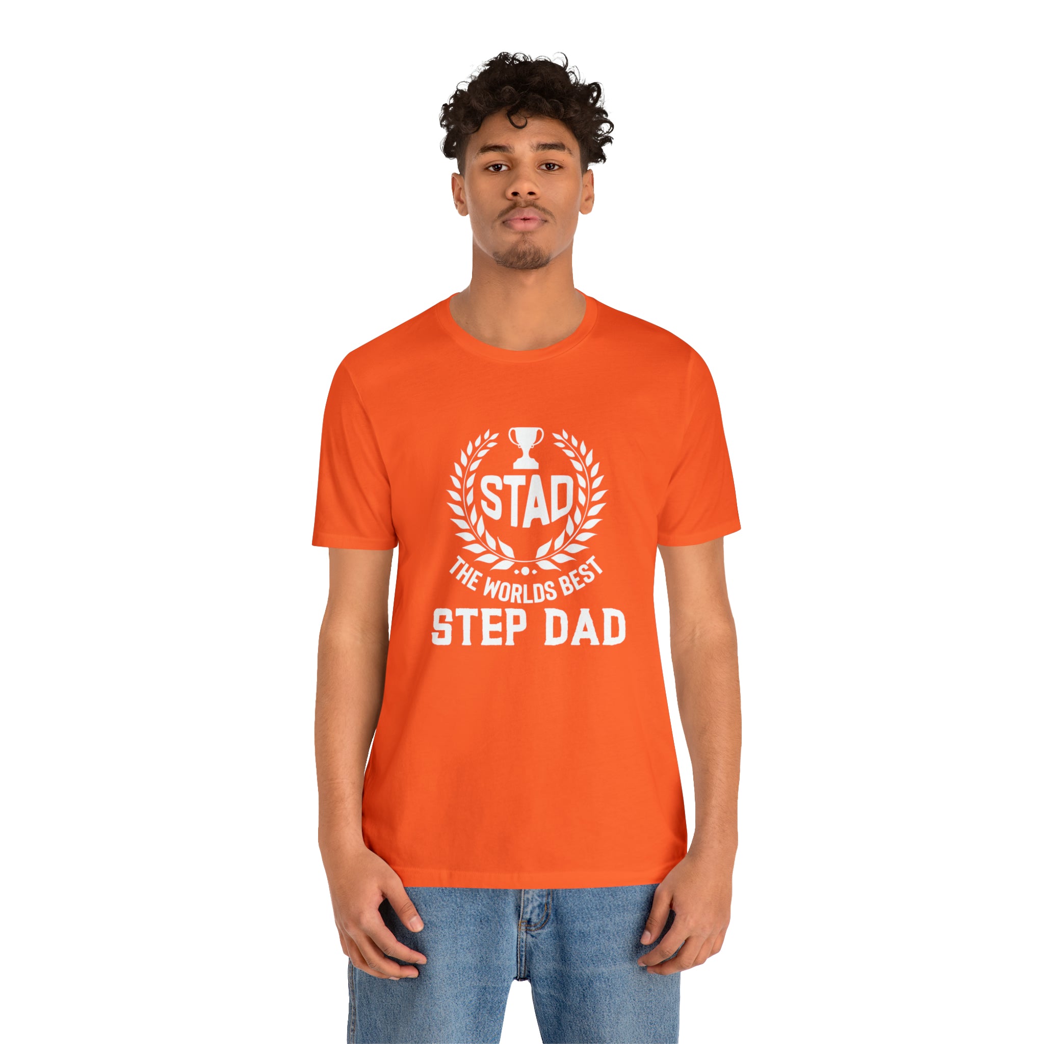 Fathers Day Gift Step Dad Unisex Softstyle T-Shirt Stad Worlds Best Step Dad