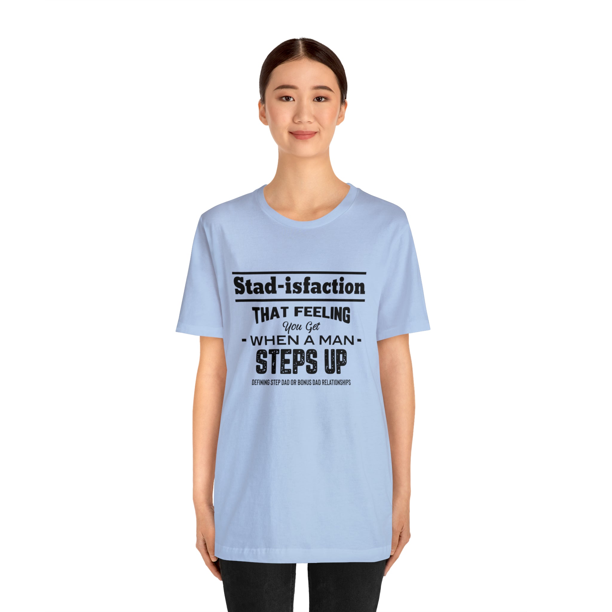 Fathers Day Gift Step Dad Unisex Softstyle T-Shirt Stad-isfaction Step Dad