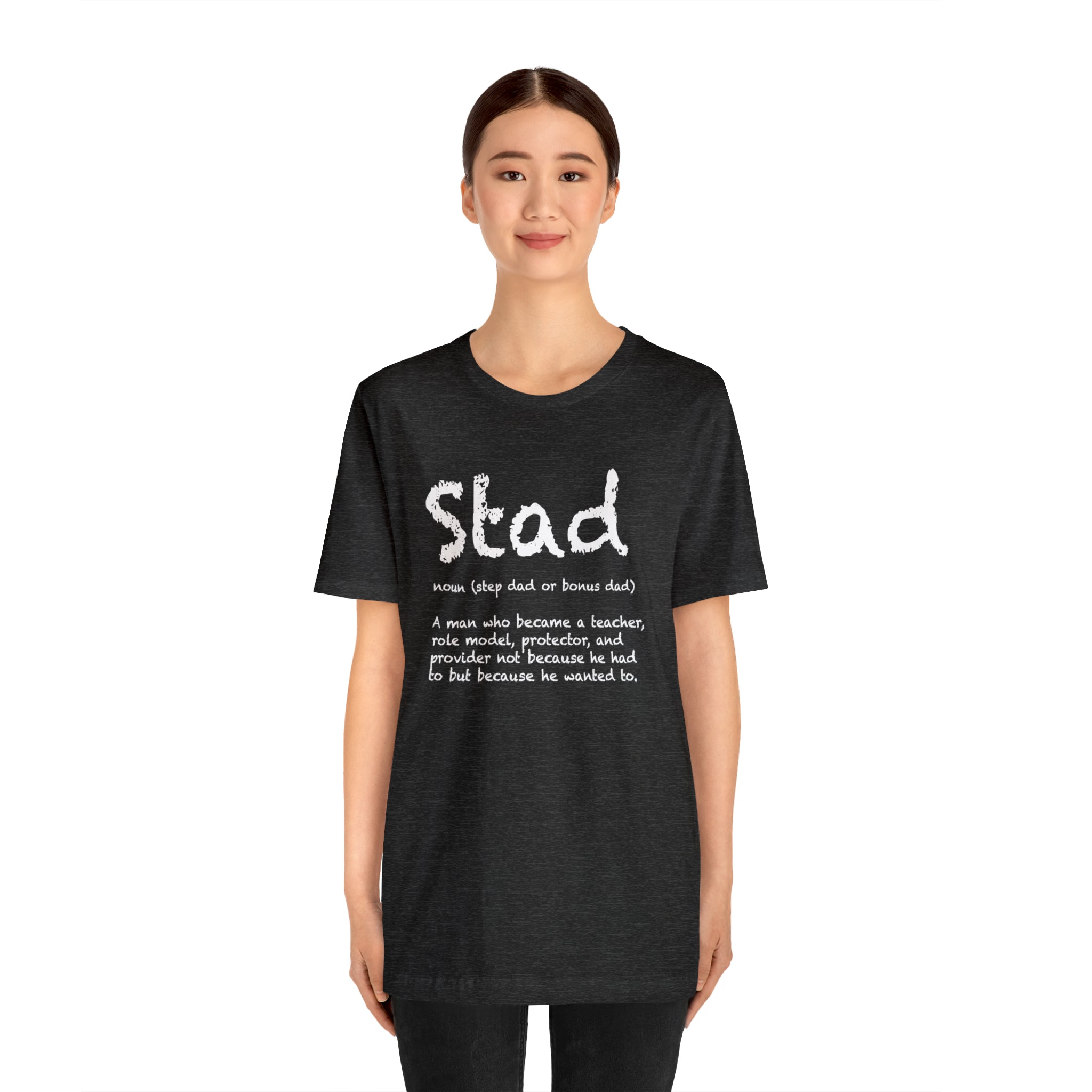 Fathers Day Gift Step Dad Unisex Softstyle T-Shirt Stad Step definition