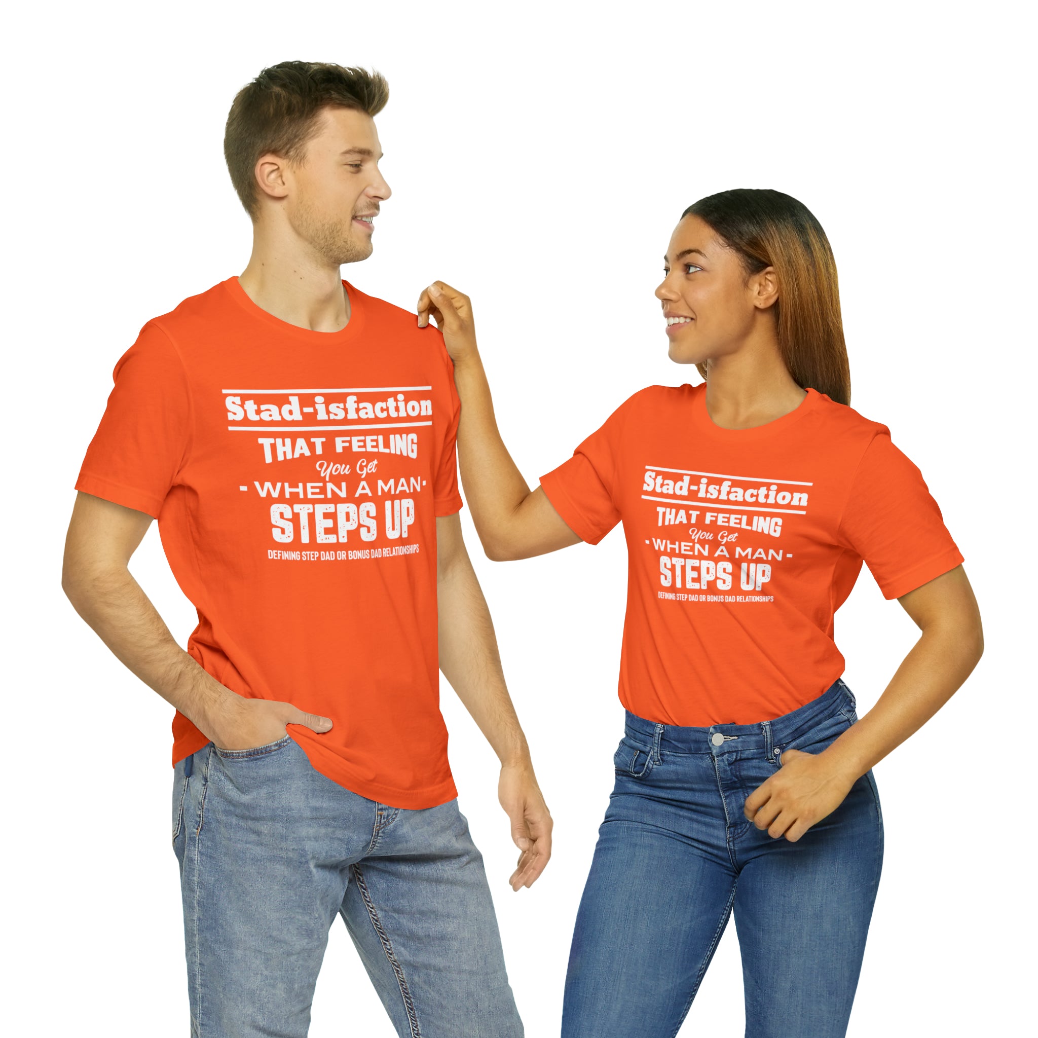 Fathers Day Gift Step Dad Unisex Softstyle T-Shirt Stad-isfaction Step Dad