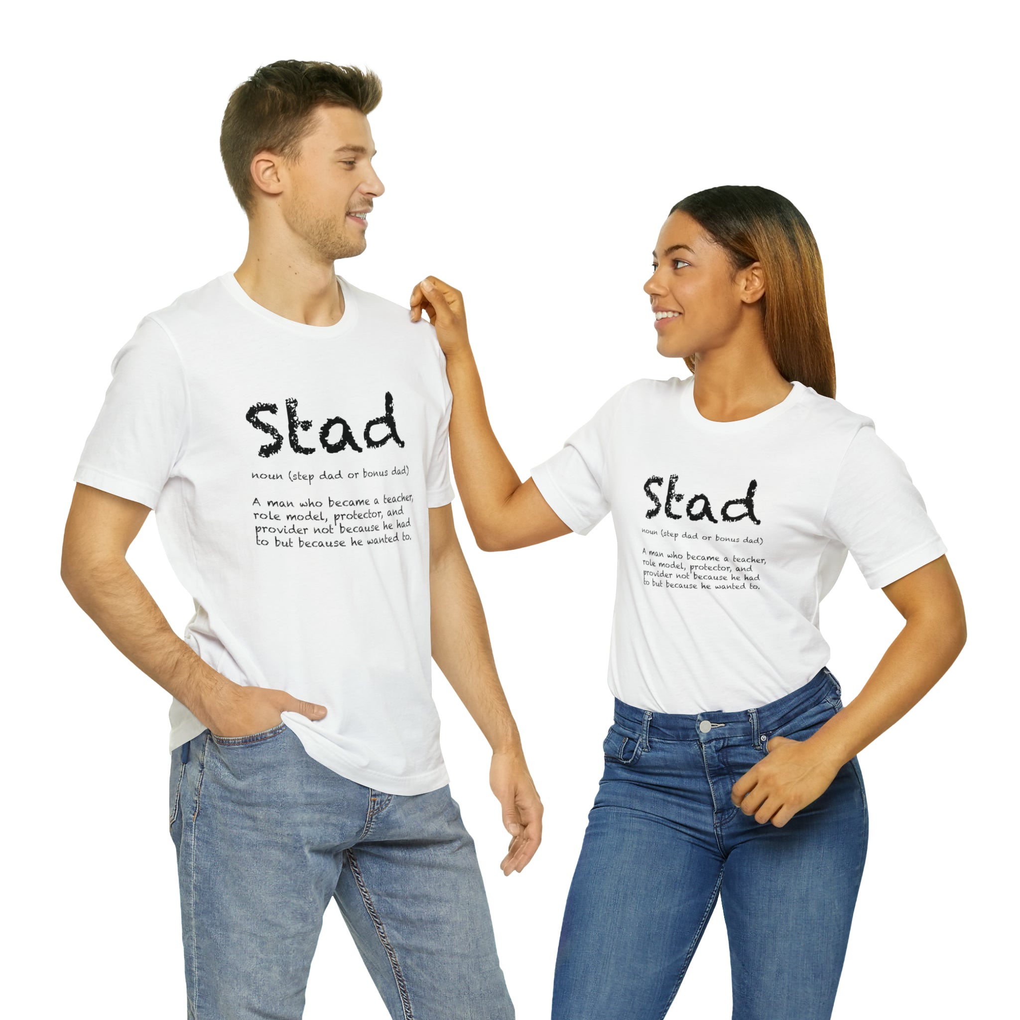 Fathers Day Gift Step Dad Unisex Softstyle T-Shirt Stad Step definition