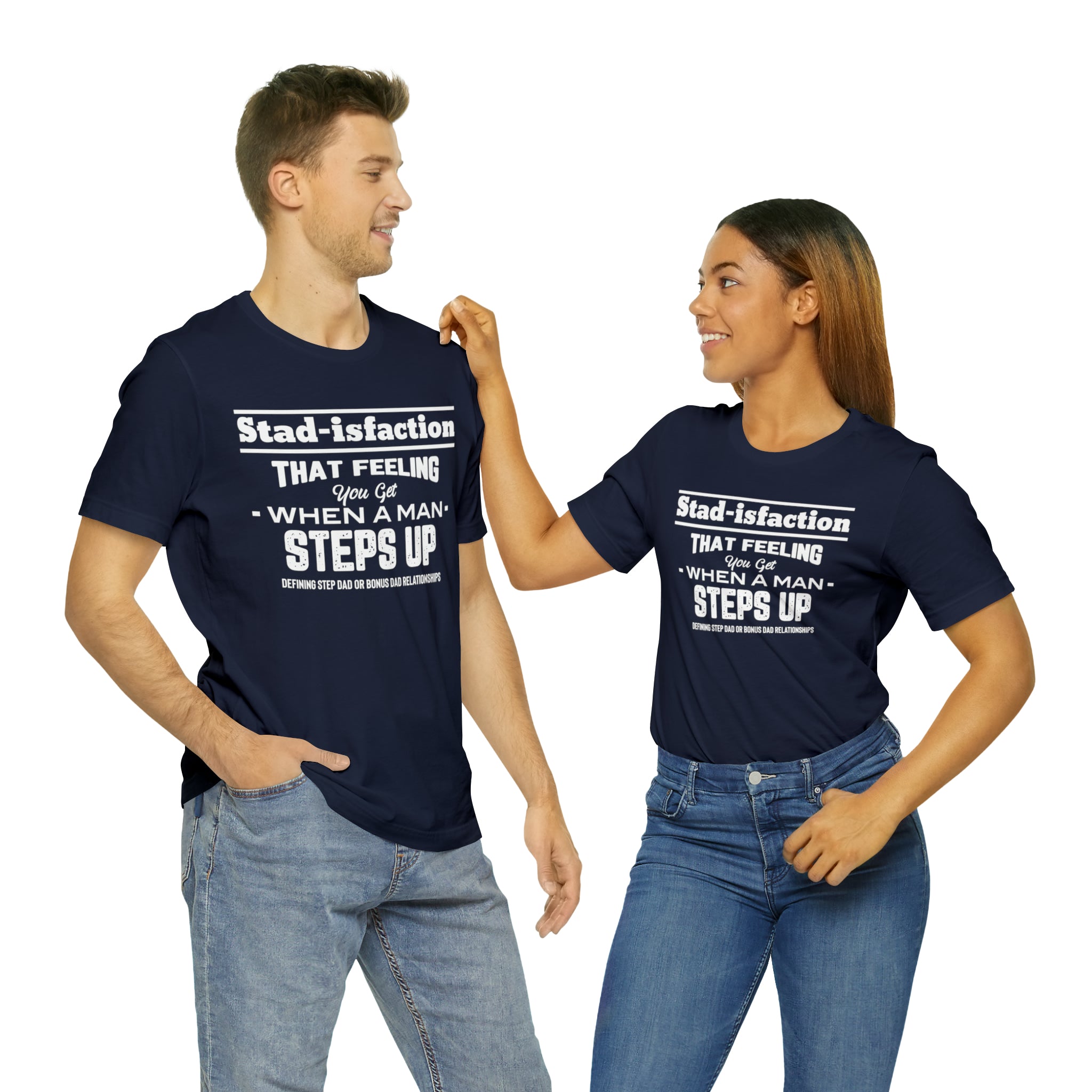 Fathers Day Gift Step Dad Unisex Softstyle T-Shirt Stad-isfaction Step Dad