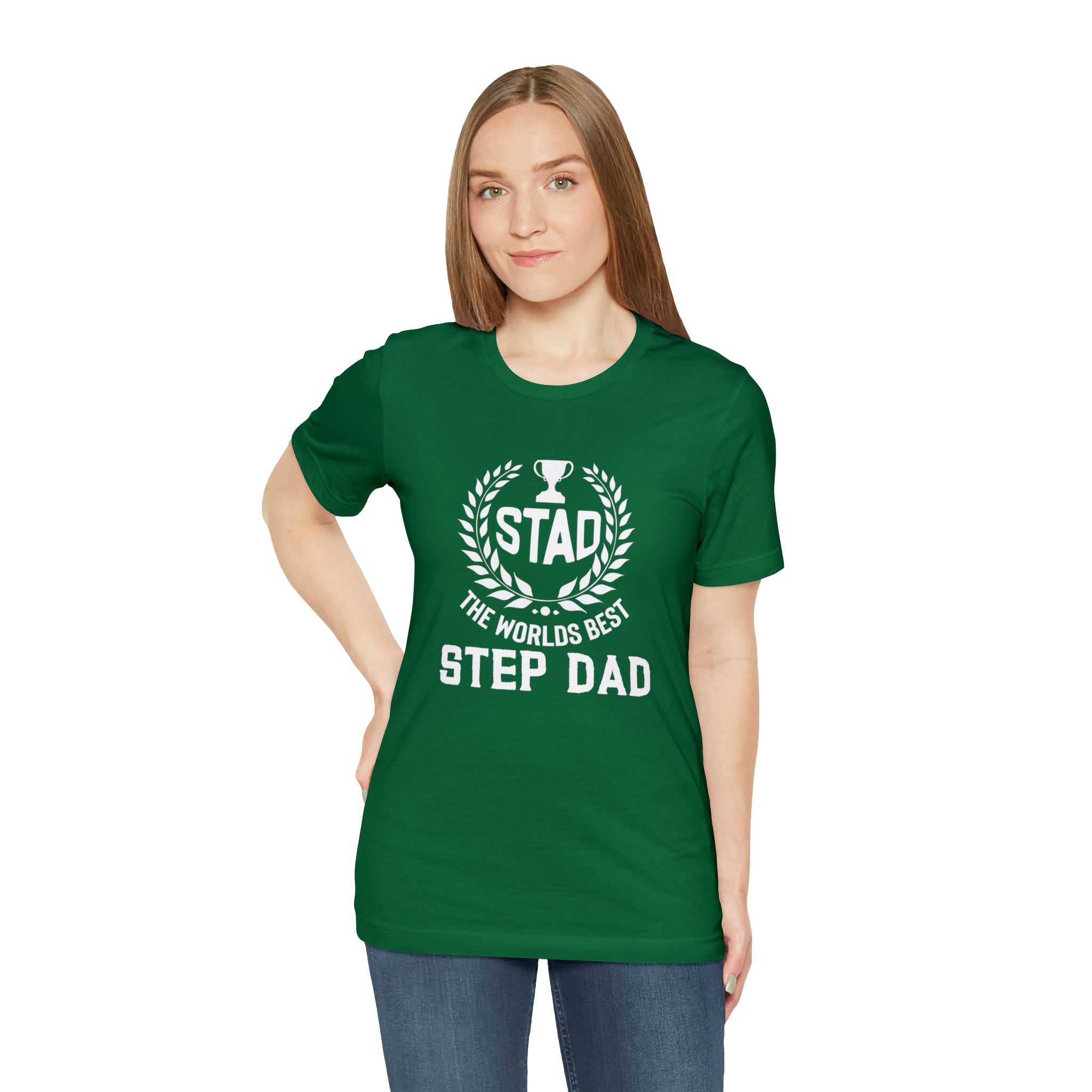 Fathers Day Gift Step Dad Unisex Softstyle T-Shirt Stad Worlds Best Step Dad