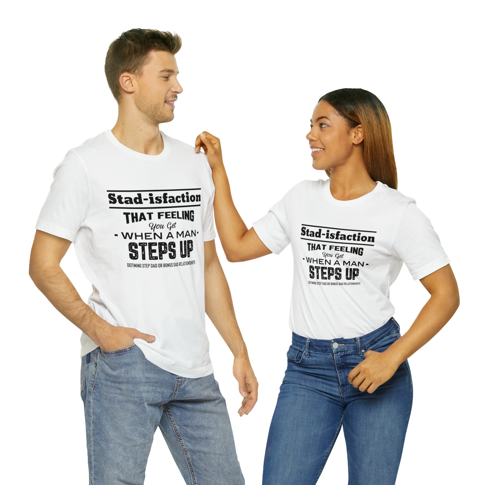 Fathers Day Gift Step Dad Unisex Softstyle T-Shirt Stad-isfaction Step Dad