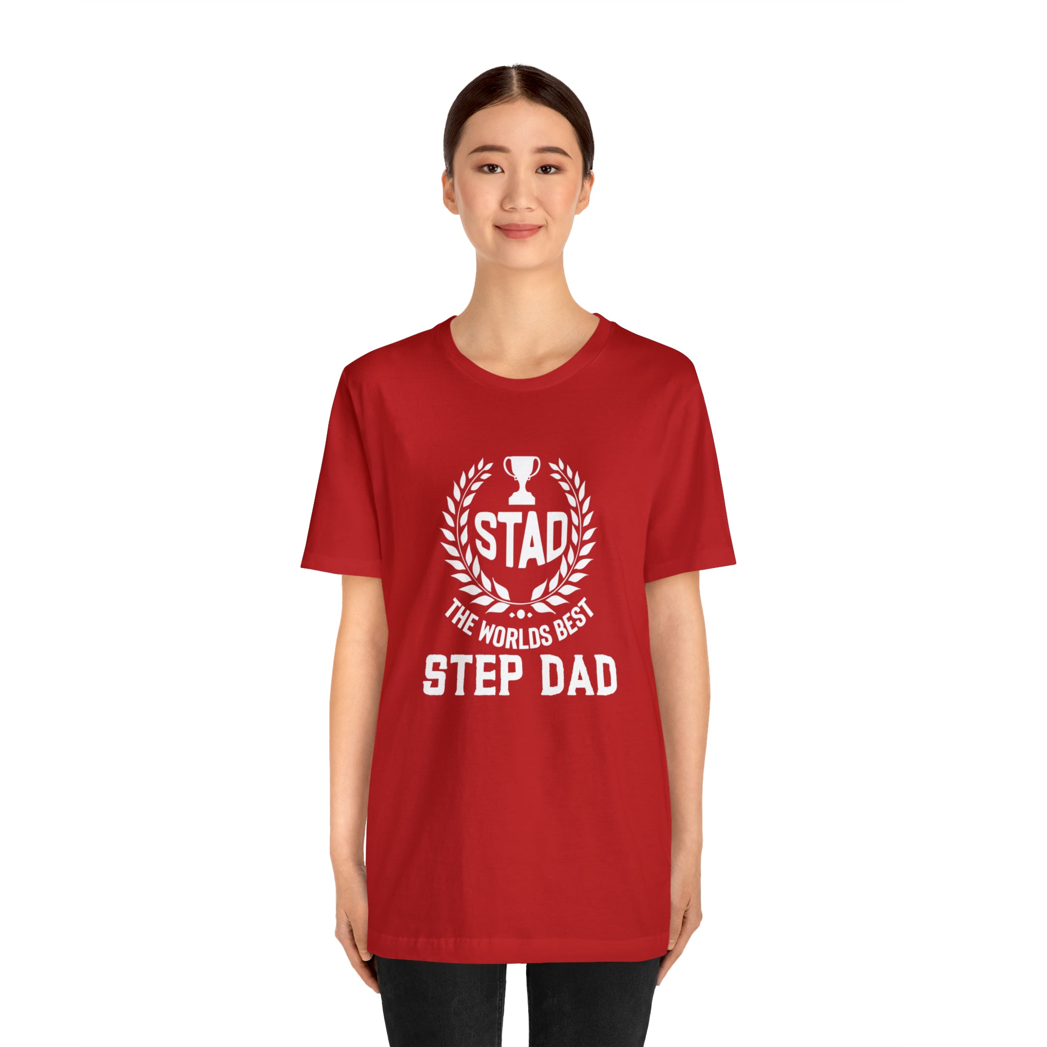 Fathers Day Gift Step Dad Unisex Softstyle T-Shirt Stad Worlds Best Step Dad