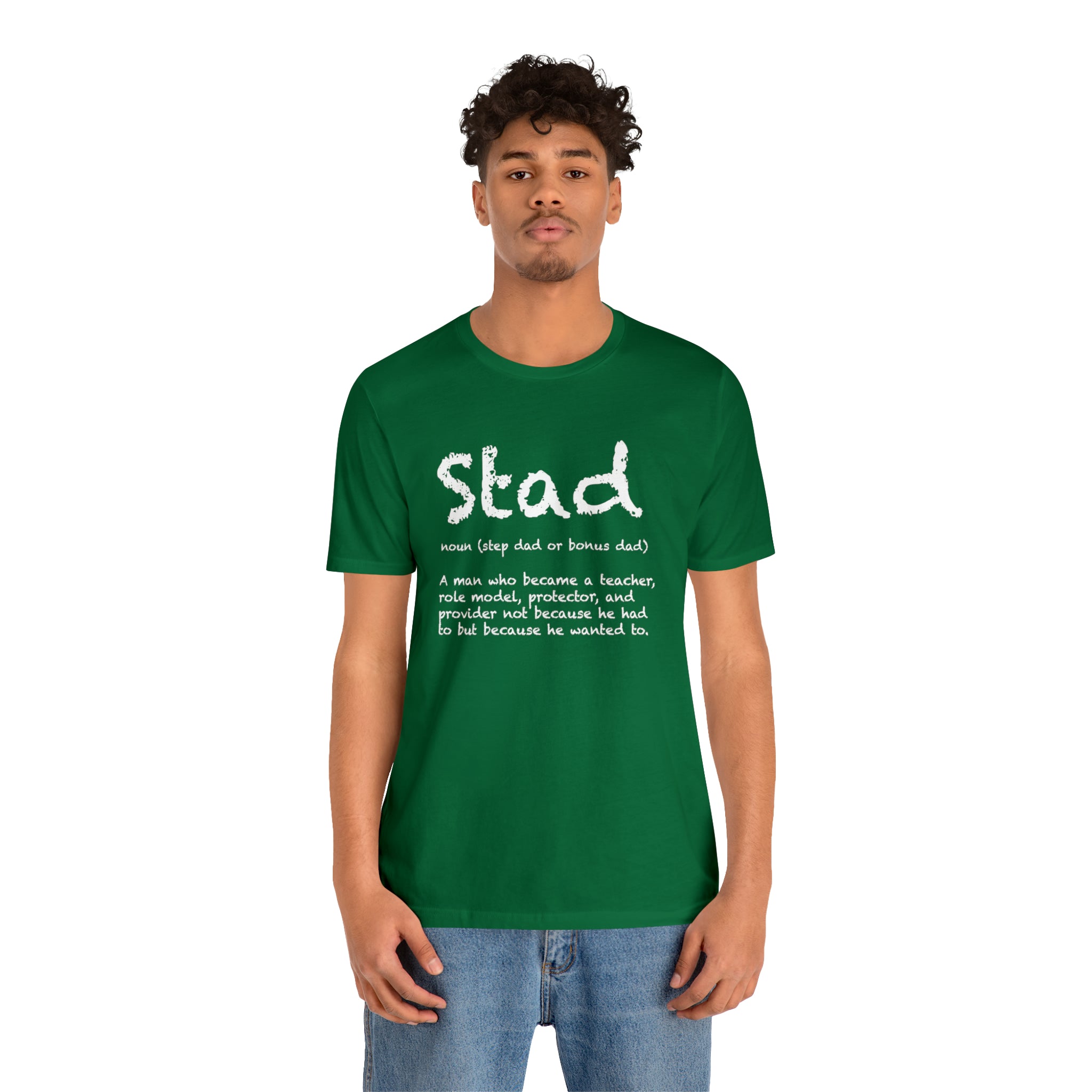 Fathers Day Gift Step Dad Unisex Softstyle T-Shirt Stad Step definition