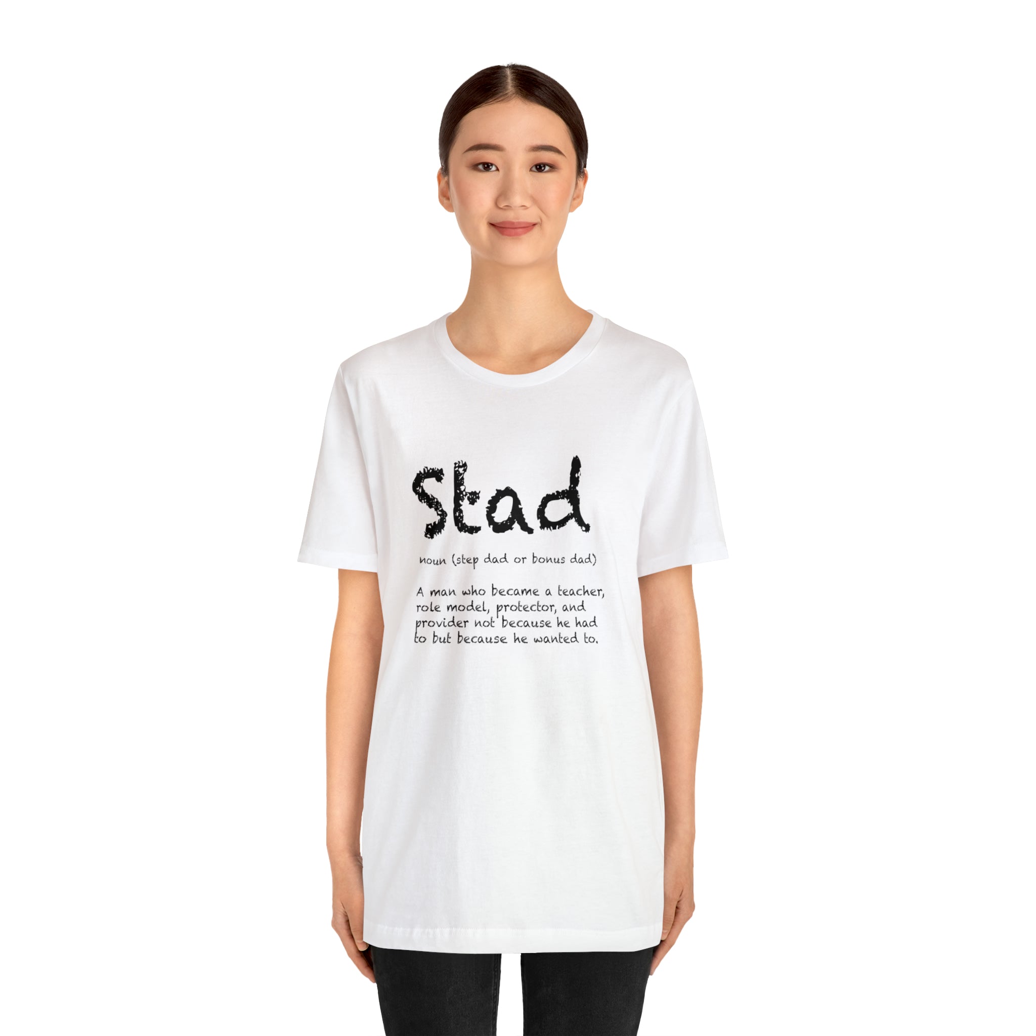 Fathers Day Gift Step Dad Unisex Softstyle T-Shirt Stad Step definition