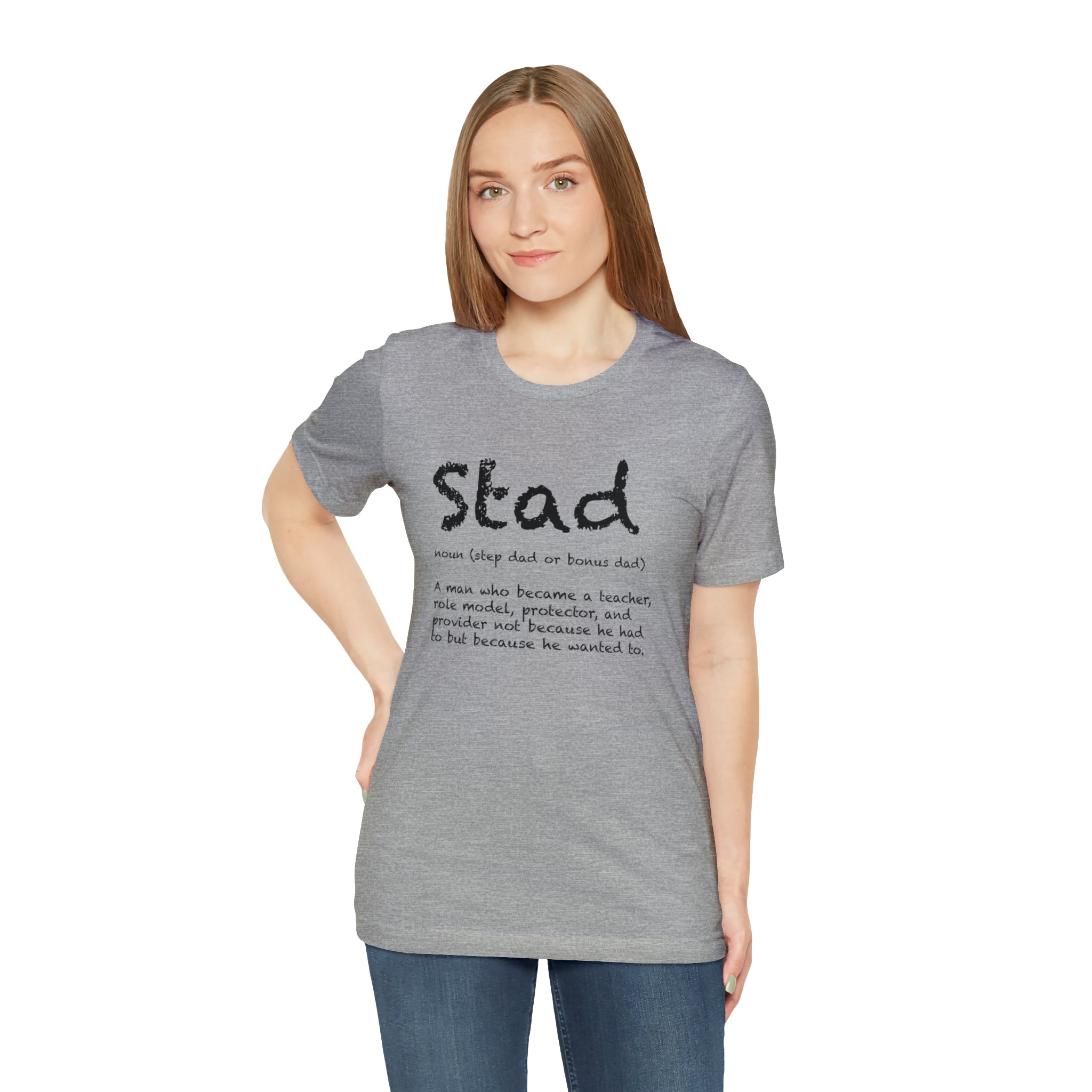 Fathers Day Gift Step Dad Unisex Softstyle T-Shirt Stad Step definition