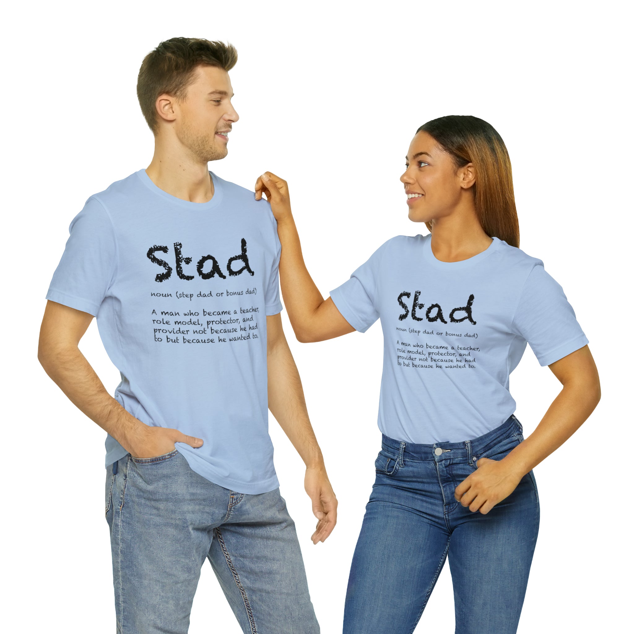 Fathers Day Gift Step Dad Unisex Softstyle T-Shirt Stad Step definition