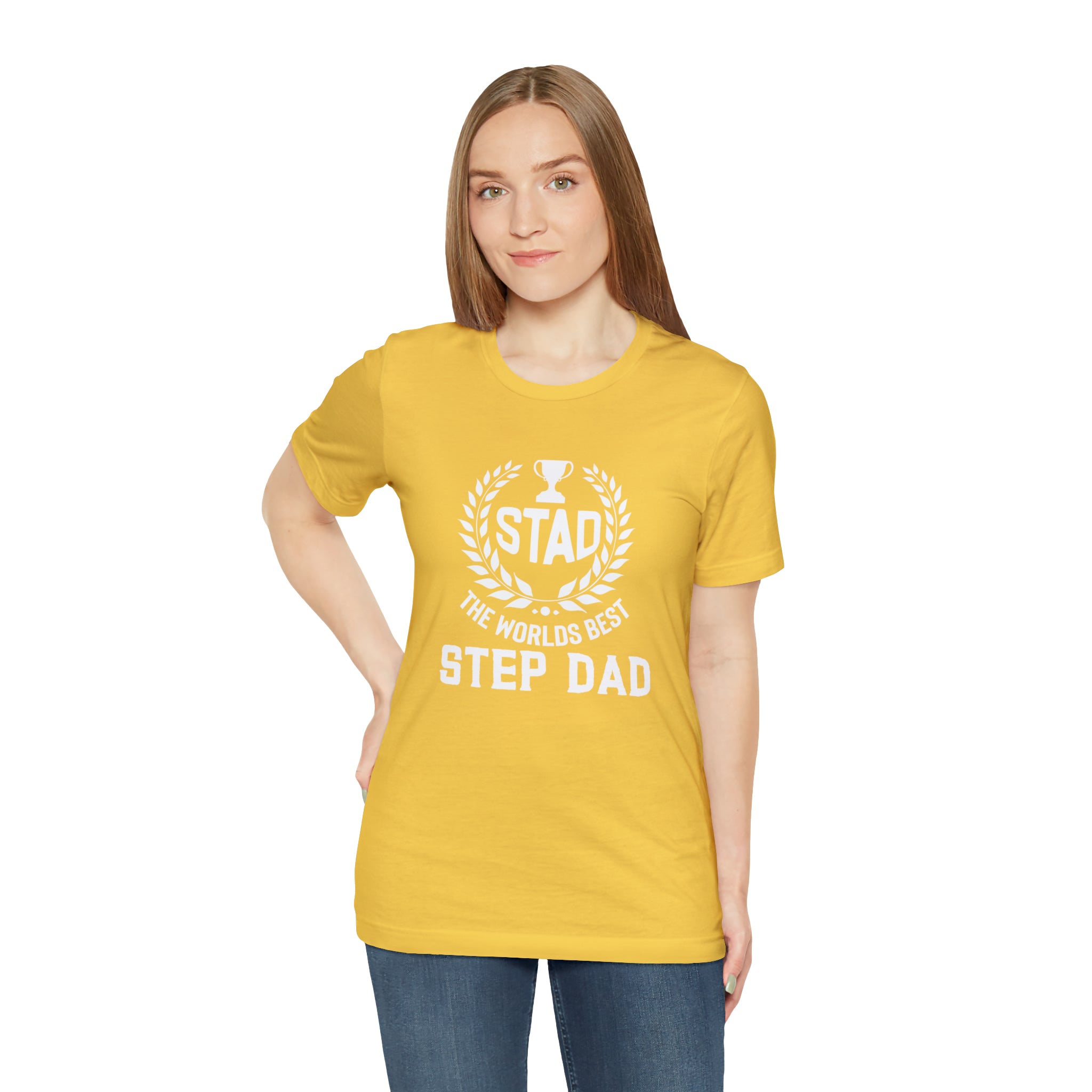 Fathers Day Gift Step Dad Unisex Softstyle T-Shirt Stad Worlds Best Step Dad