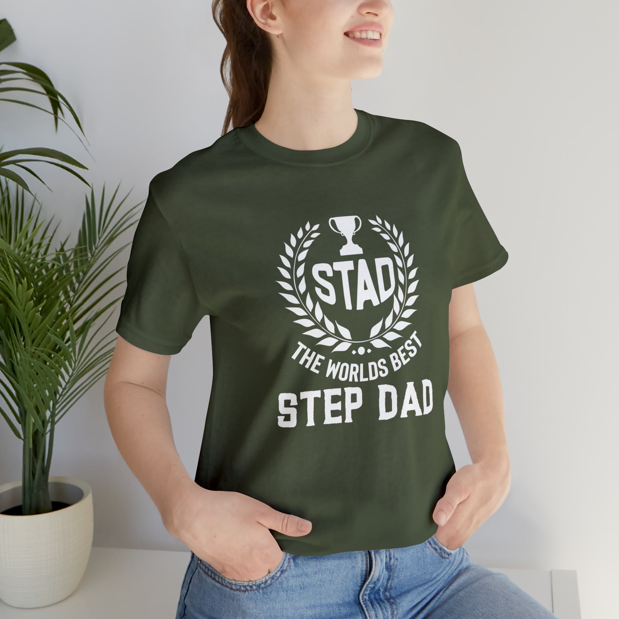 Fathers Day Gift Step Dad Unisex Softstyle T-Shirt Stad Worlds Best Step Dad