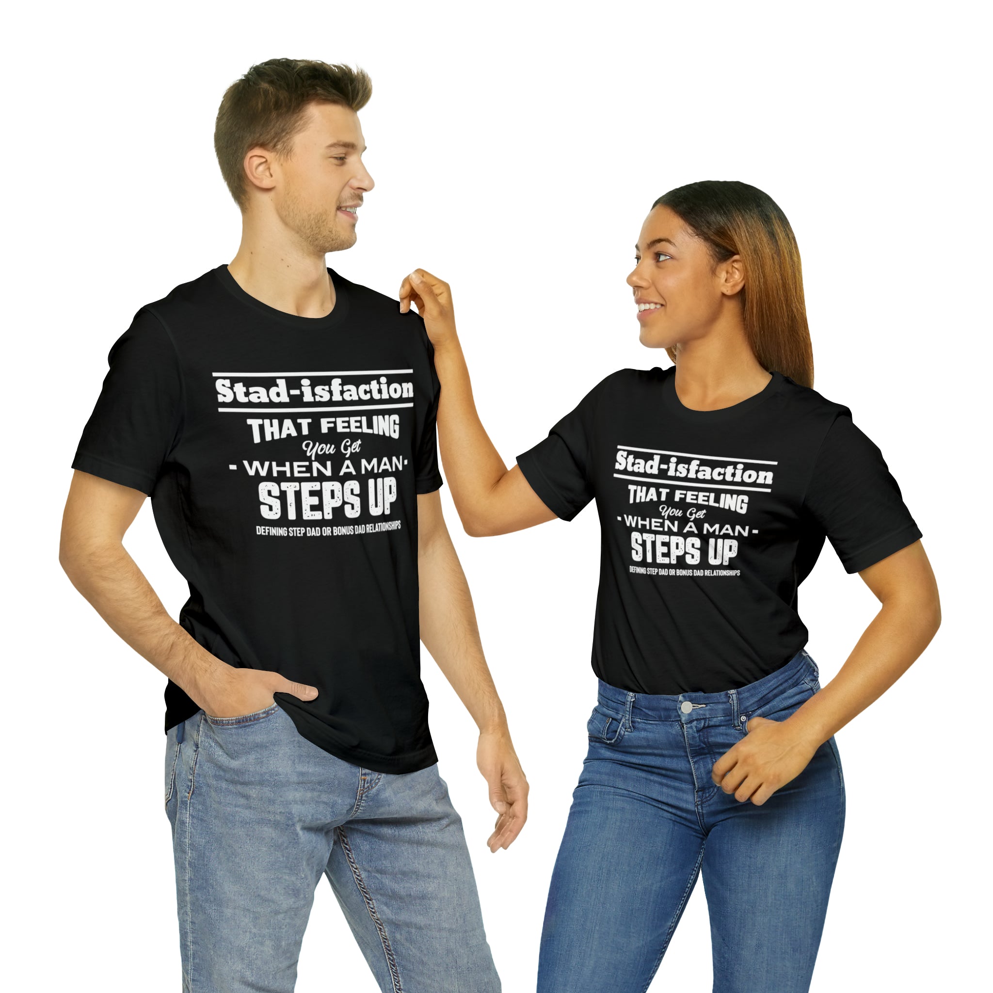 Fathers Day Gift Step Dad Unisex Softstyle T-Shirt Stad-isfaction Step Dad