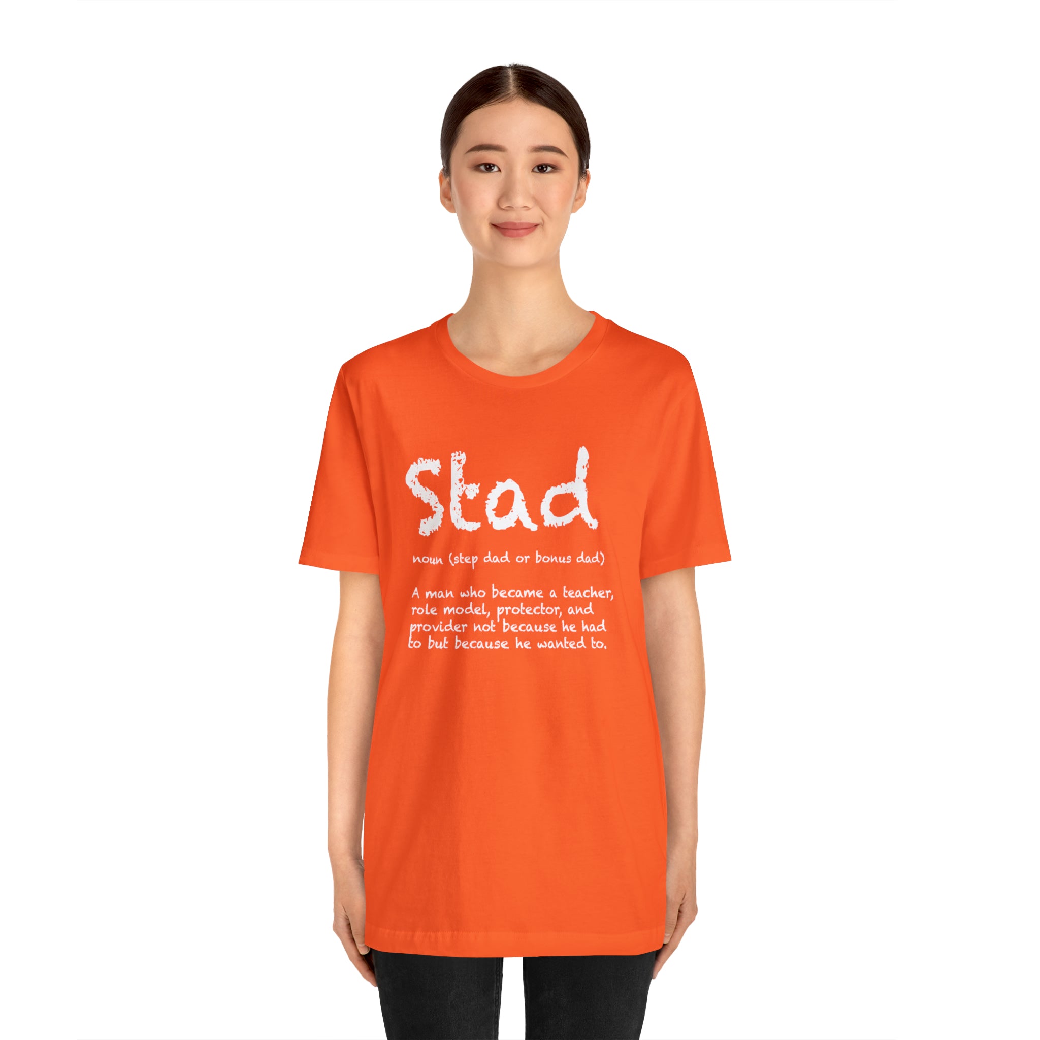 Fathers Day Gift Step Dad Unisex Softstyle T-Shirt Stad Step definition