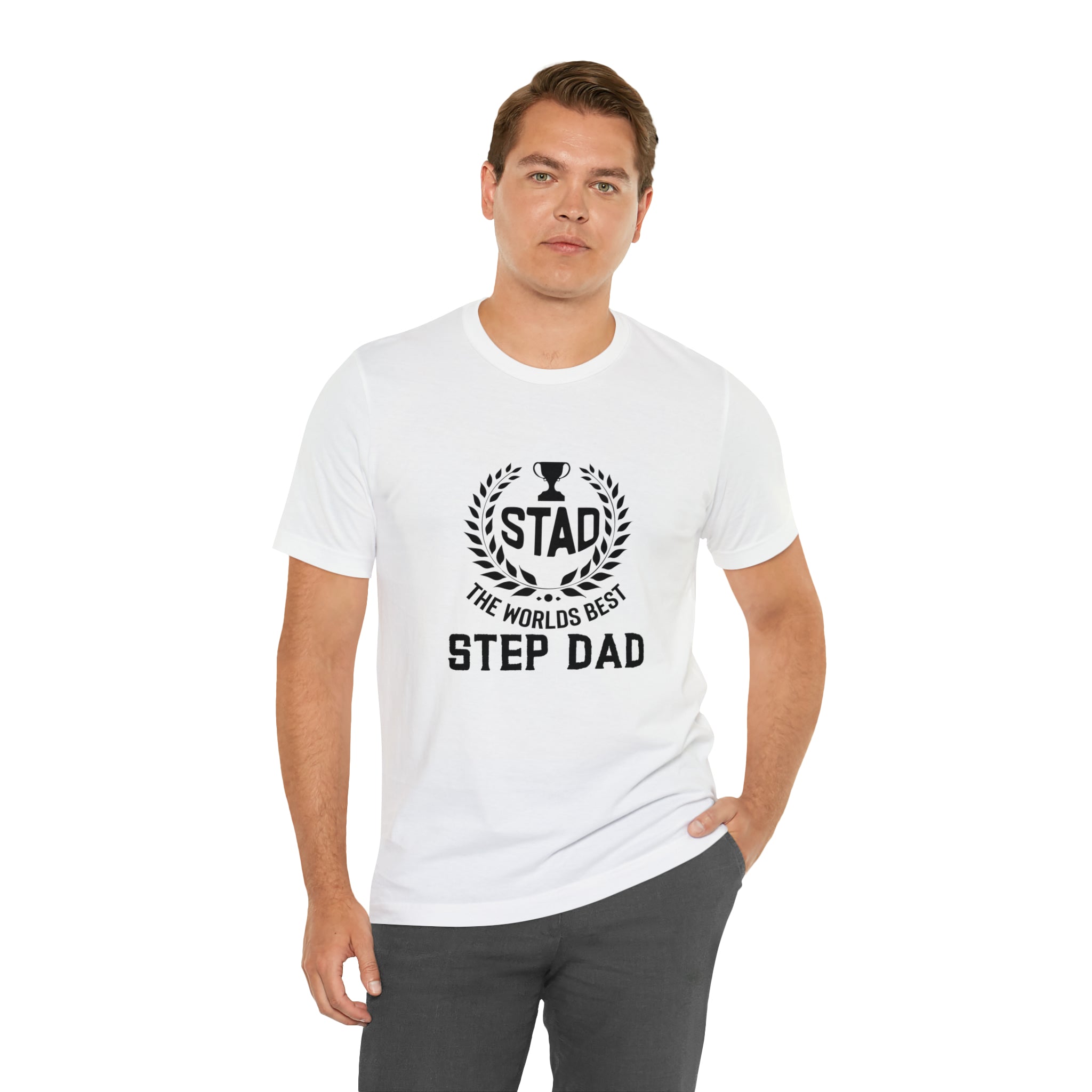 Fathers Day Gift Step Dad Unisex Softstyle T-Shirt Stad Worlds Best Step Dad