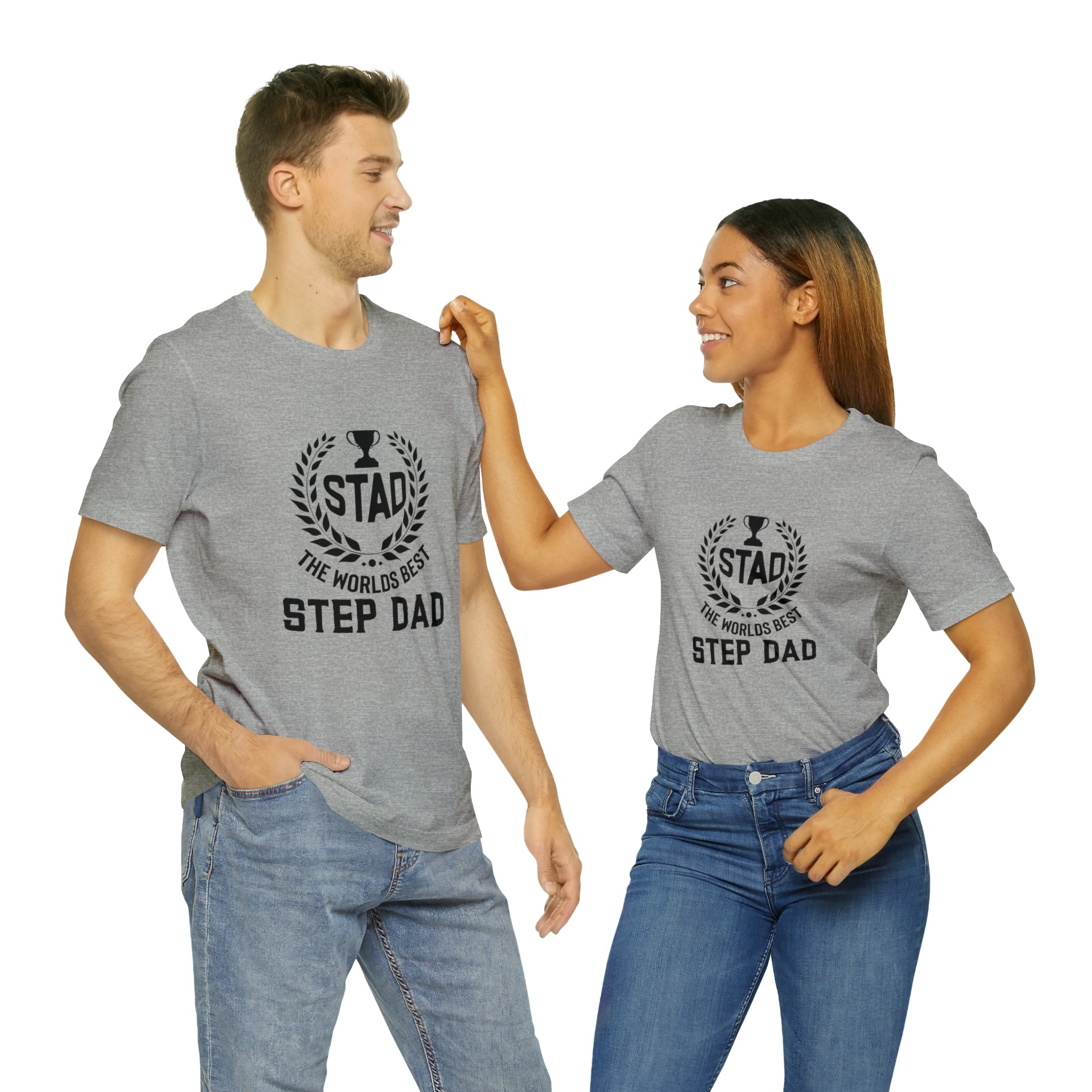 Fathers Day Gift Step Dad Unisex Softstyle T-Shirt Stad Worlds Best Step Dad