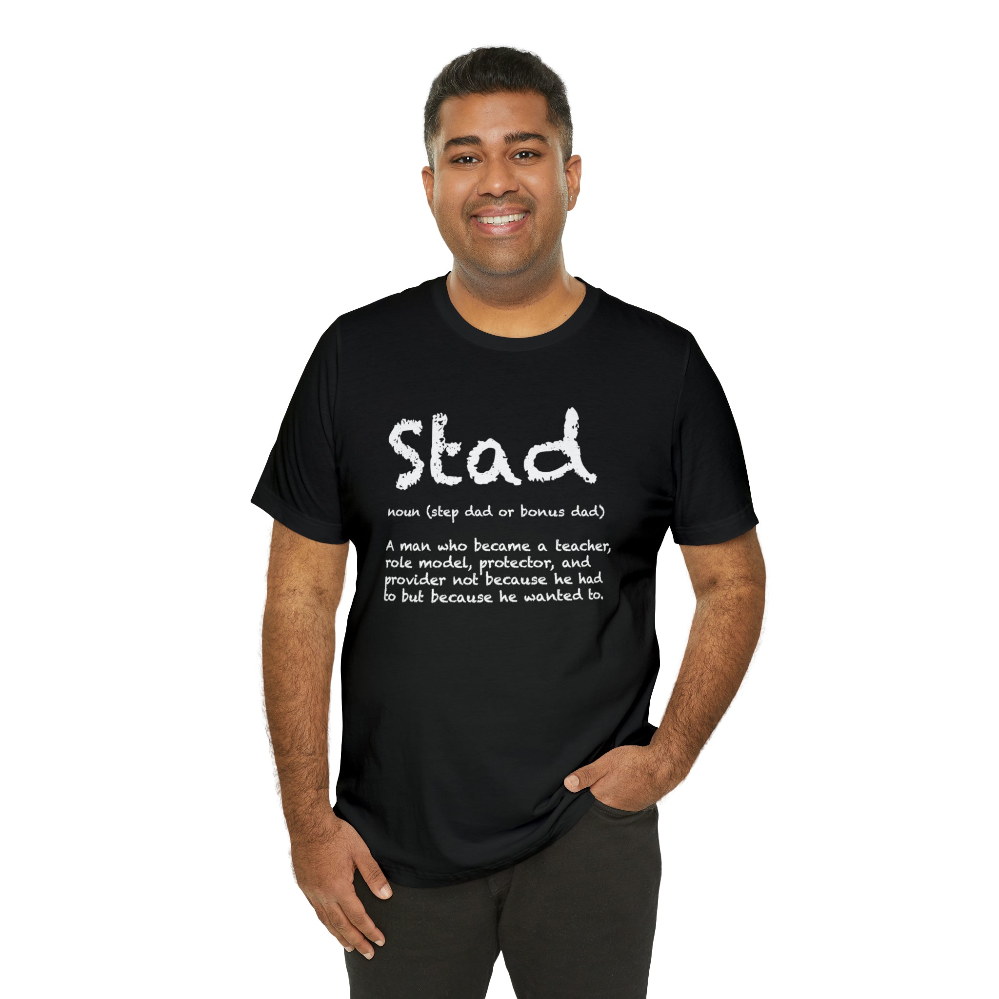 Fathers Day Gift Step Dad Unisex Softstyle T-Shirt Stad Step definition