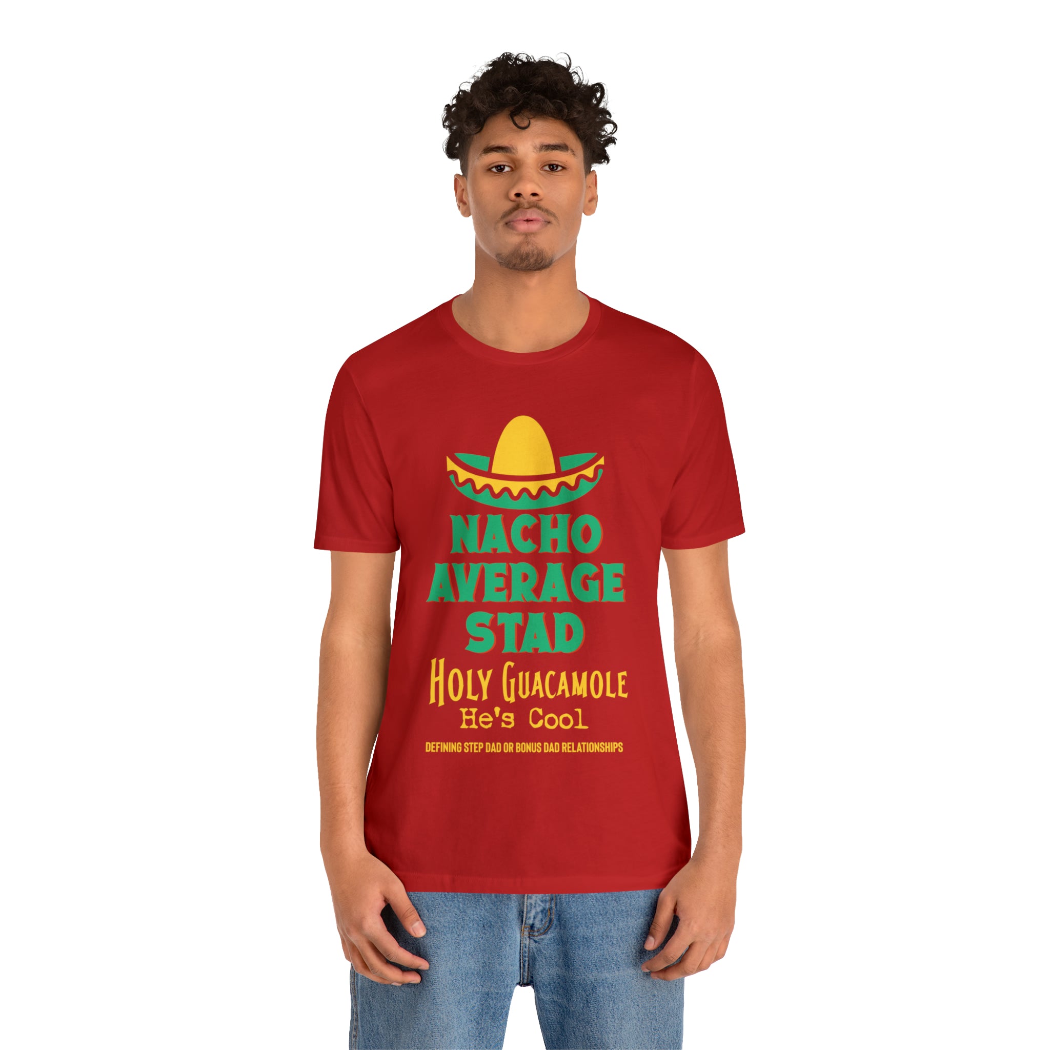 Fathers Day Gift Step Dad Unisex Softstyle T-Shirt Nacho Average Step Dad